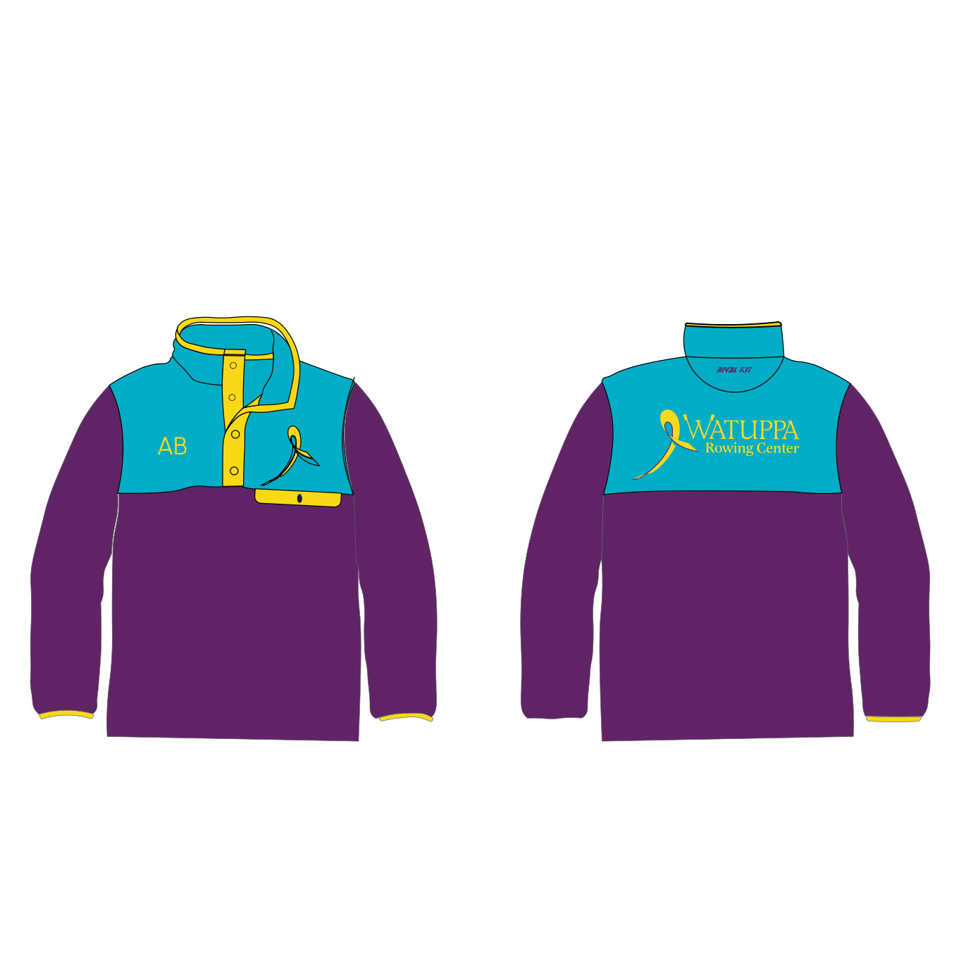 Watuppa Rowing Center Pocket Fleece