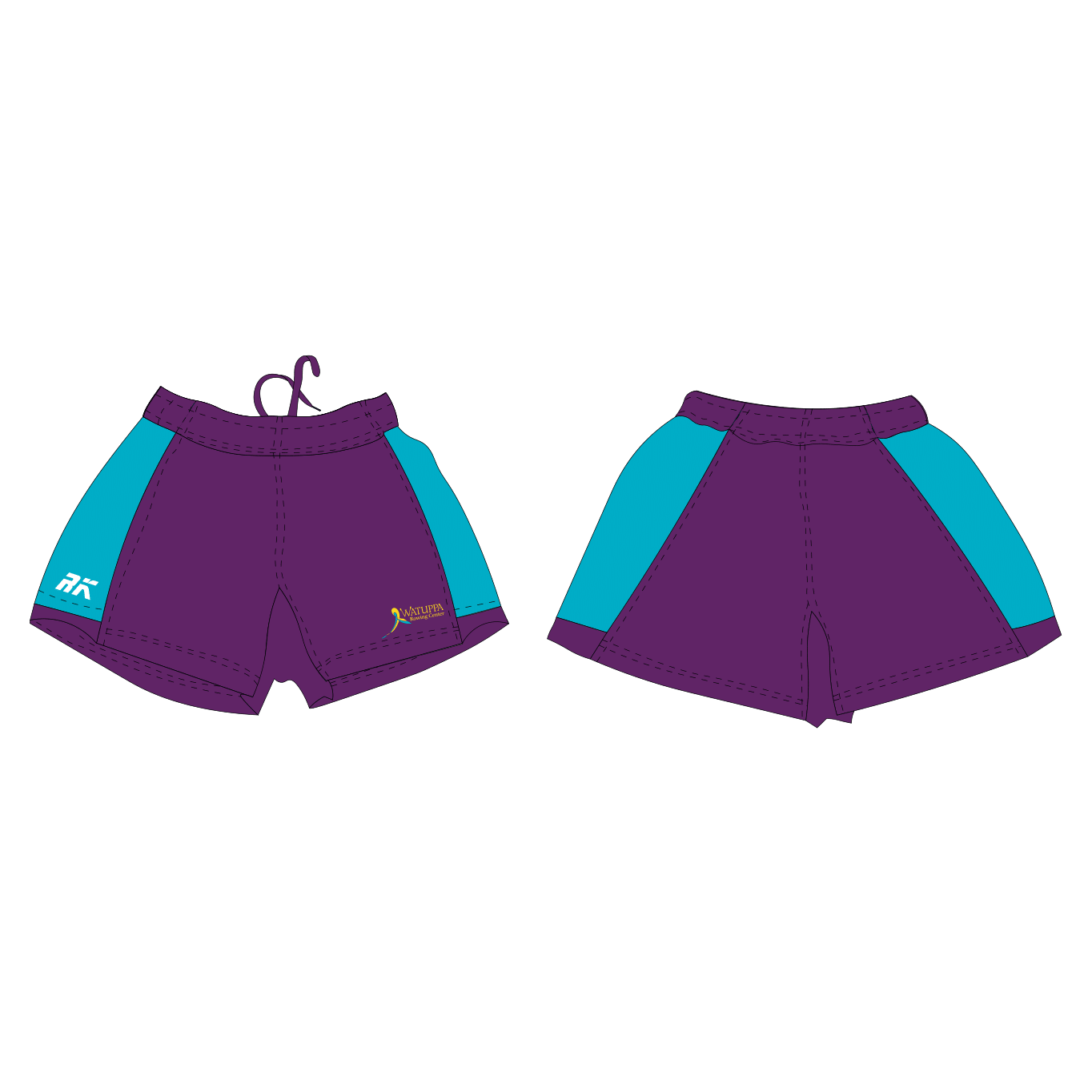Watuppa Rowing Center Rugby Shorts 1