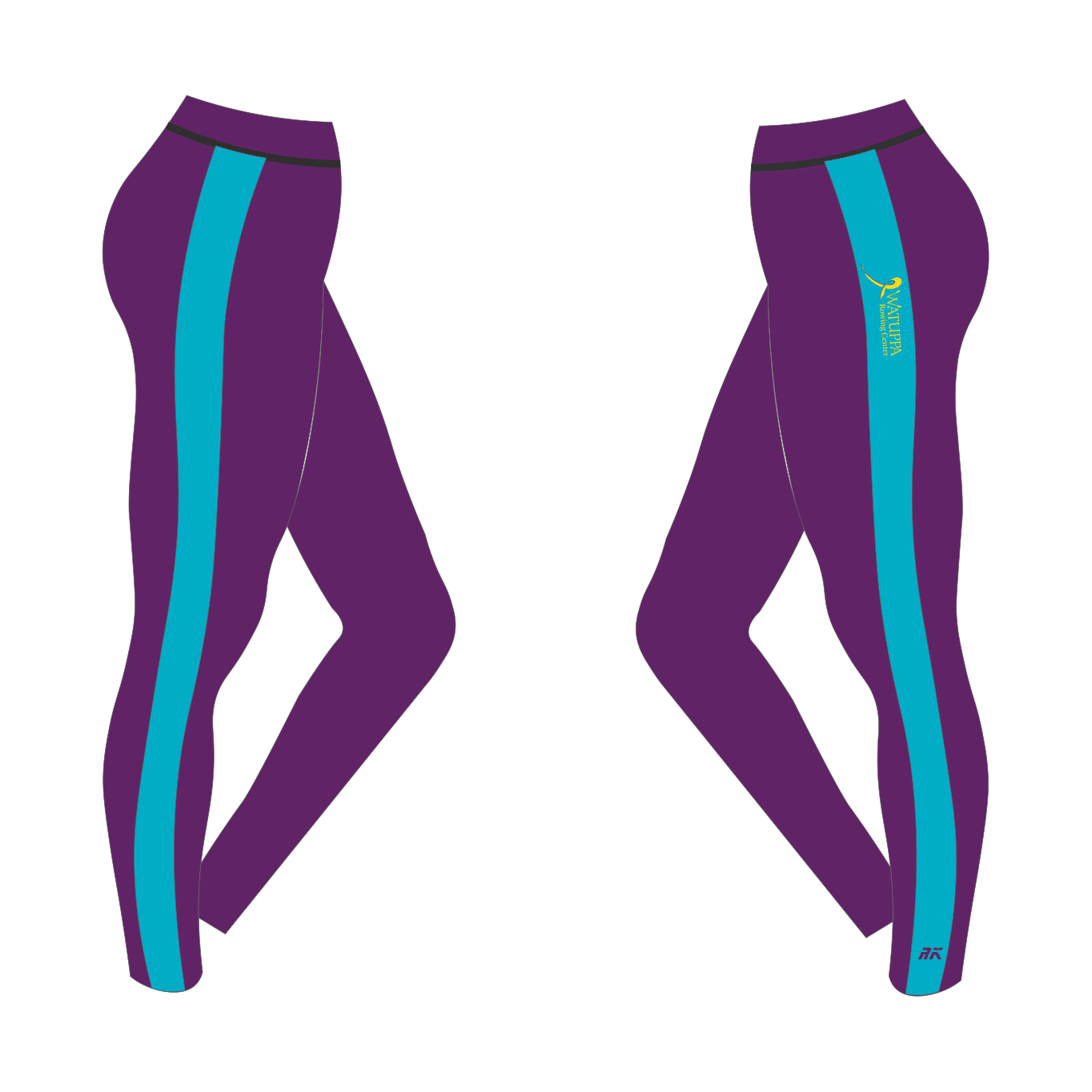 Watuppa Rowing Center Leggings Purple