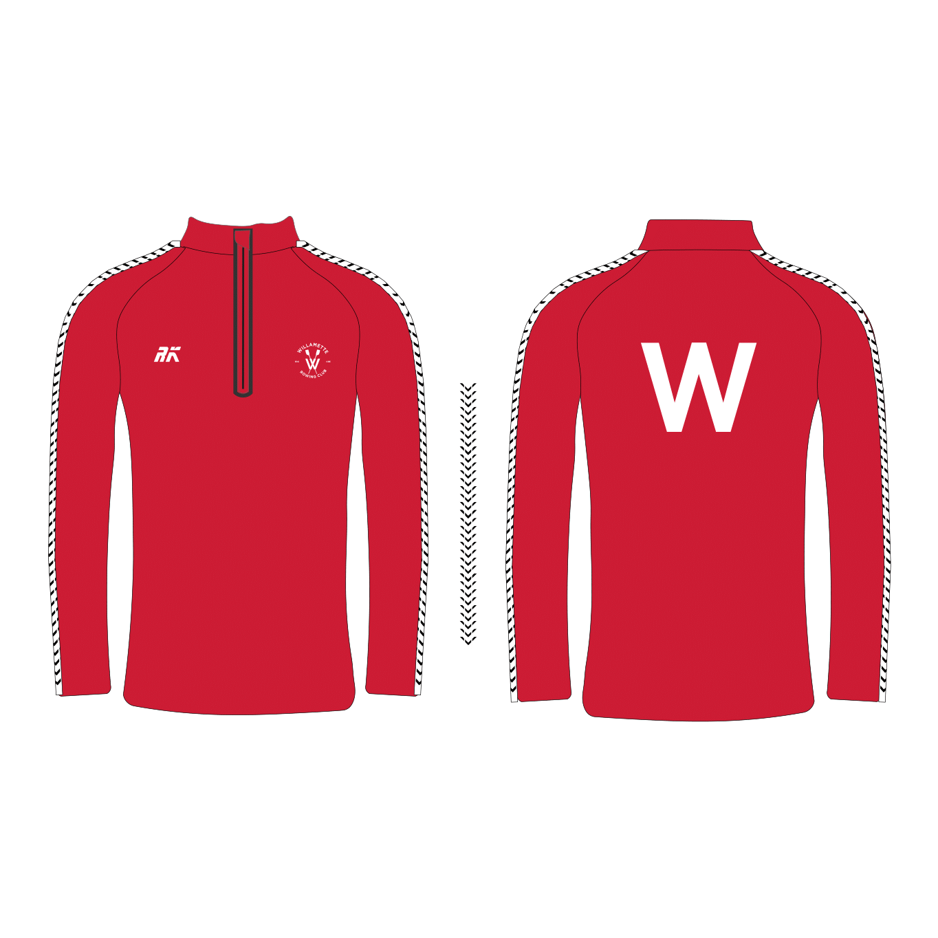 Willamette Rowing Club Bespoke Q-Zip
