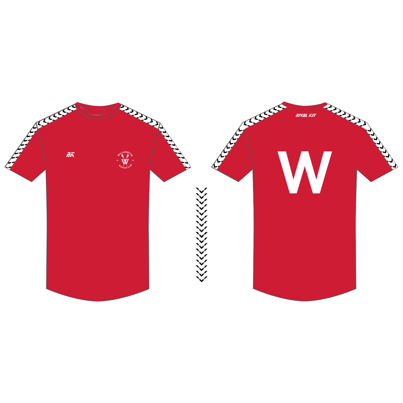 Willamette Rowing Club Bespoke Short Sleeve Gym T-shirt