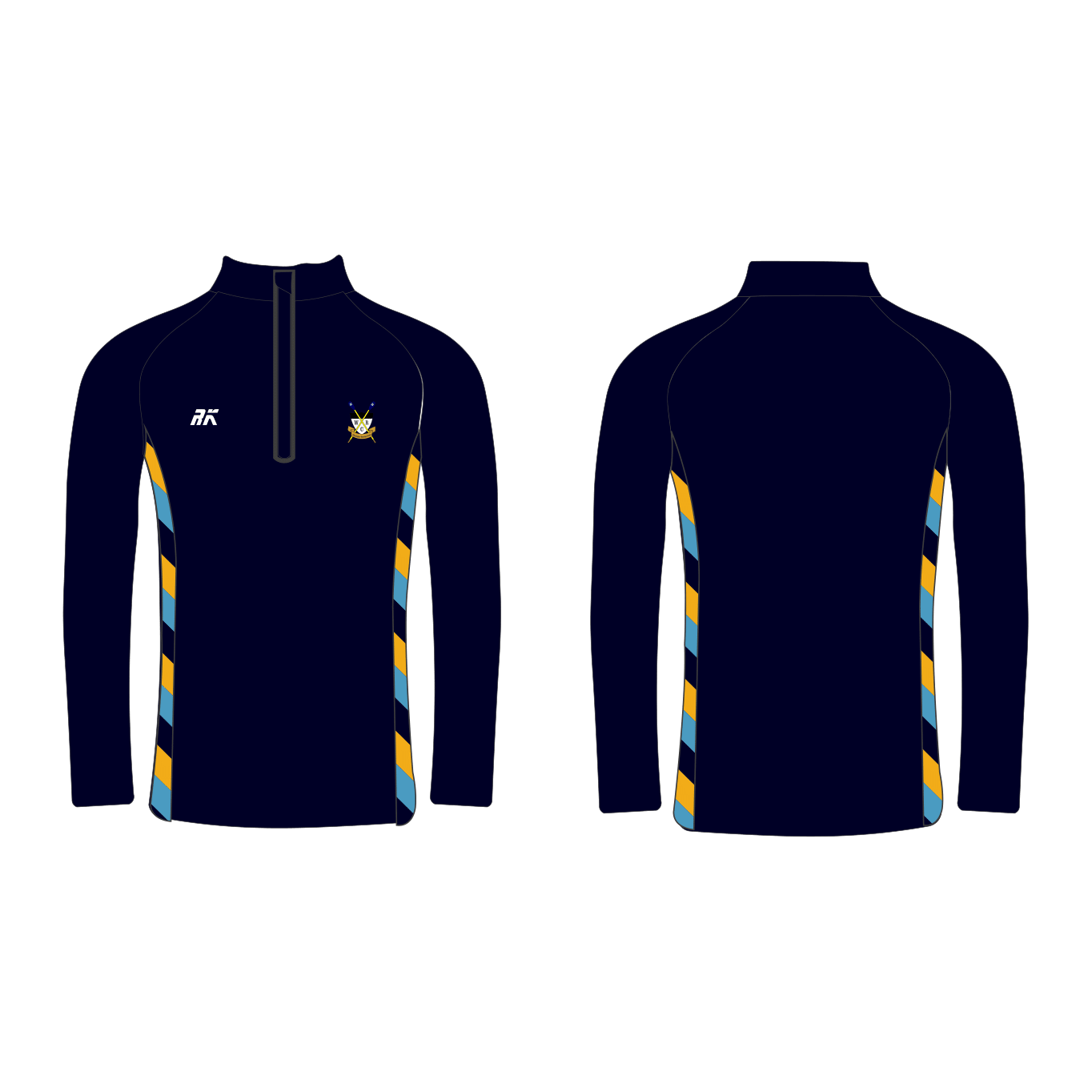 Wilmington Rowing Center Performance Q-Zip Stripe