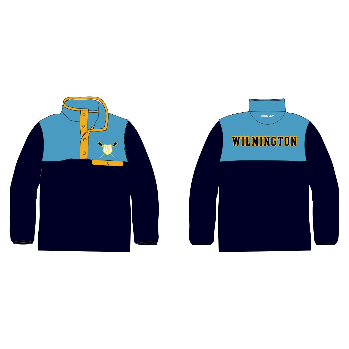 Wilmington Rowing Center Pocket Fleece