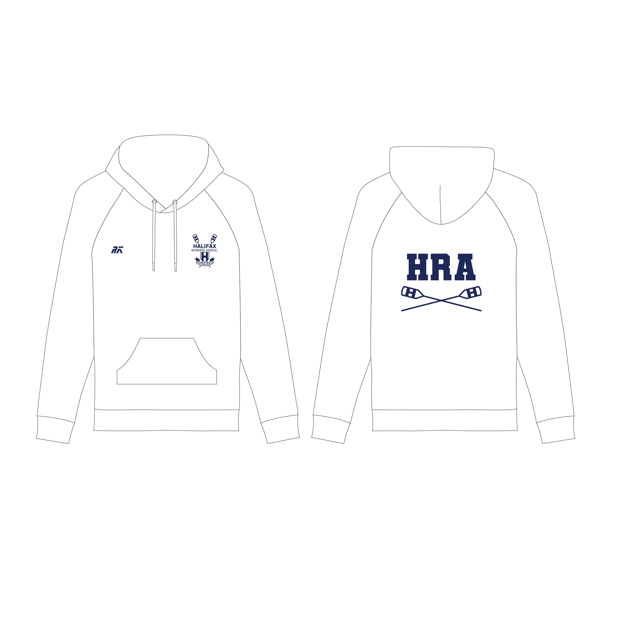 Halifax Rowing White Hoodie