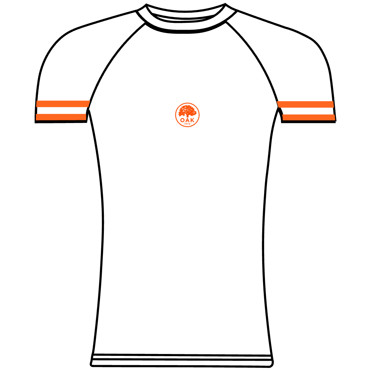 OAKLAND STROKES  Baselayer ORANGE