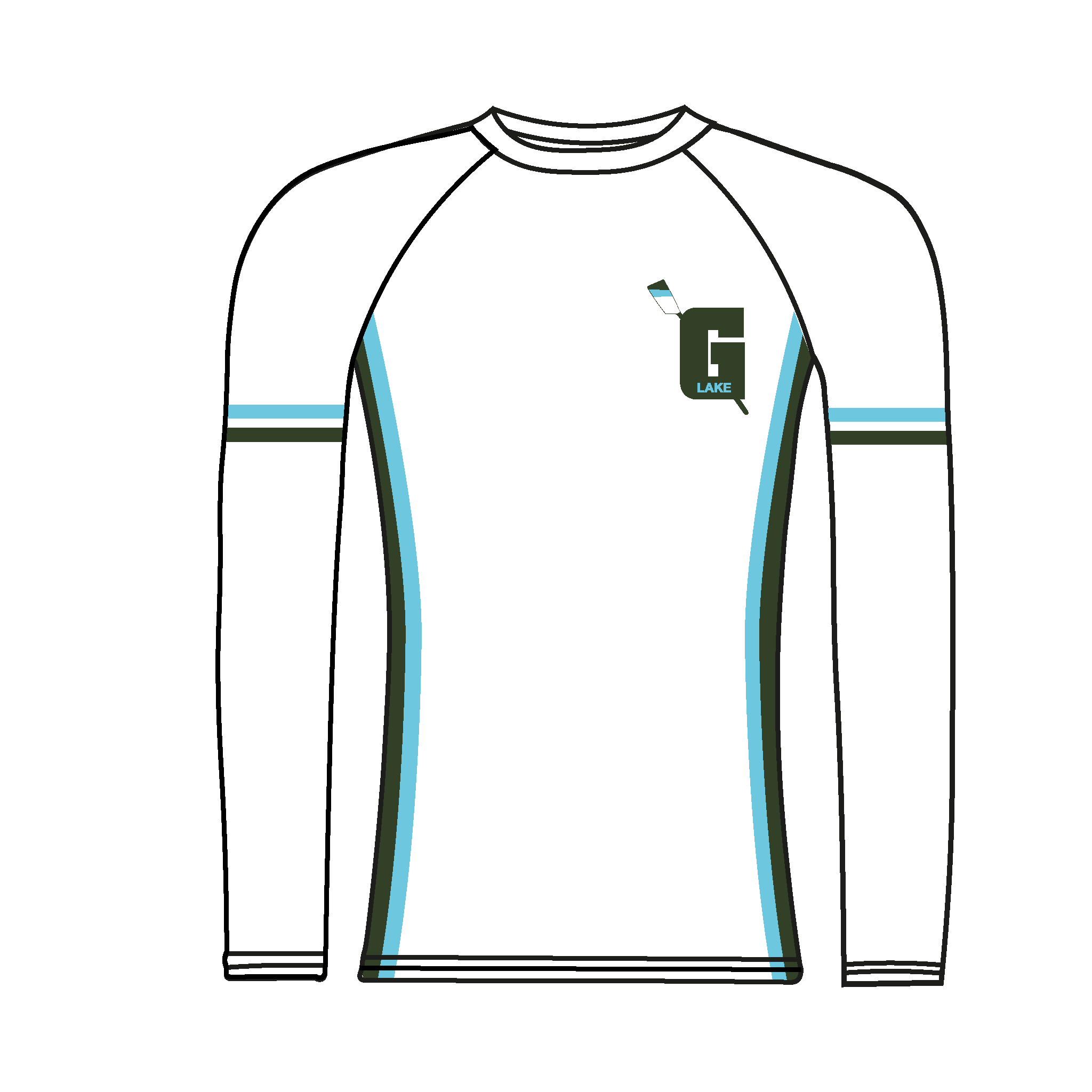 Green Lake Crew Long Sleeve Base Layer