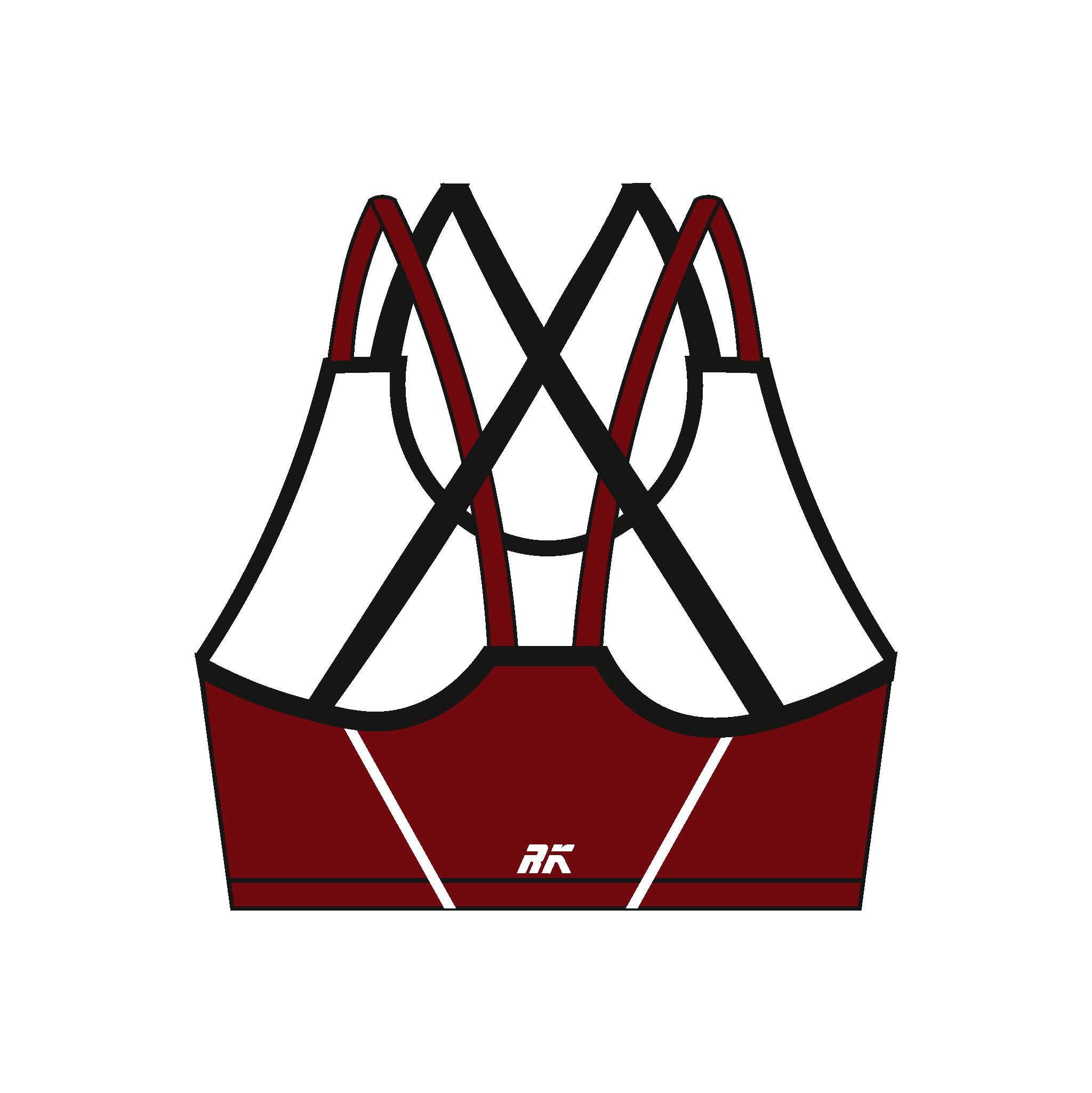 University College Boat Club Durham Strappy Sports Bra