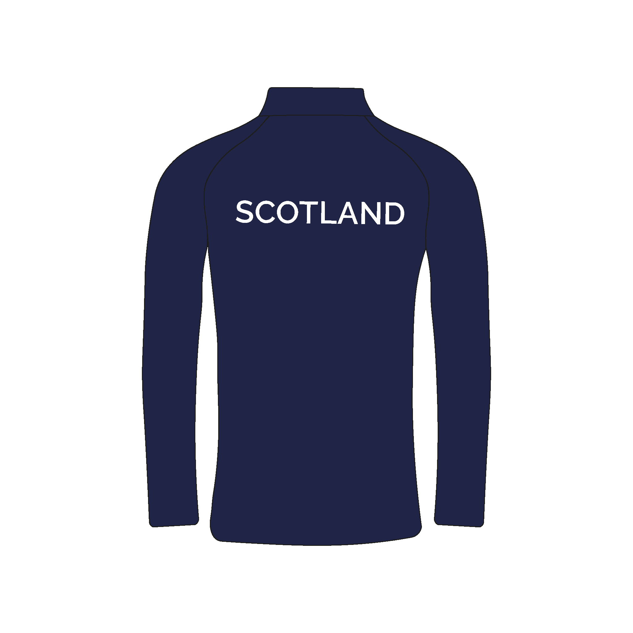 Scotland Team Costal HIR 2022 Bespoke Q-Zip