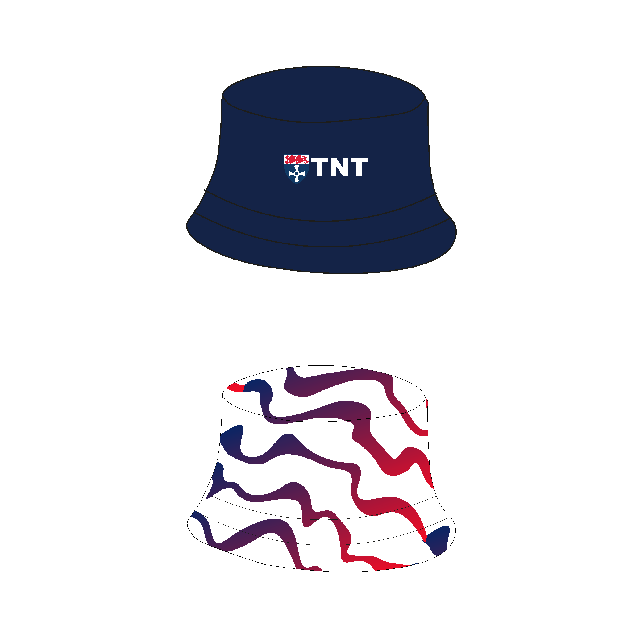 Newcastle University Triathlon Club Reversible Bucket Hat