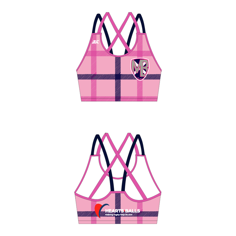 Hearts + Balls Mighty Bovs Strappy Sports Bra