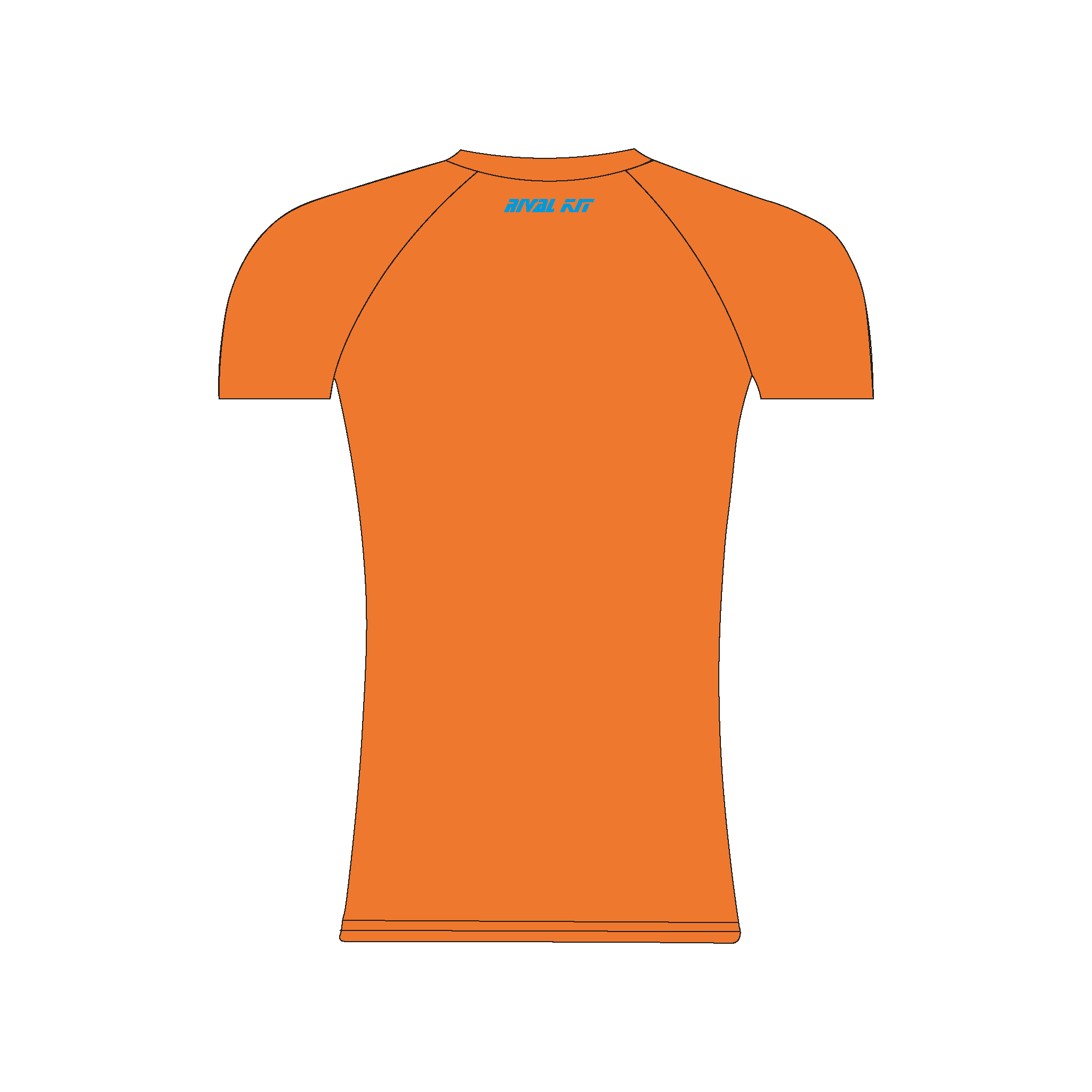 CB Personal Range Orange Short Sleeve Base Layer
