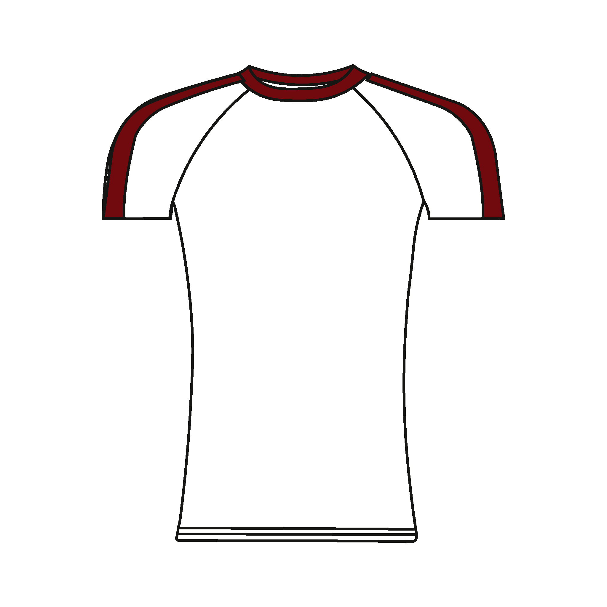 University College BC Durham Striped Short Sleeve Base Layer