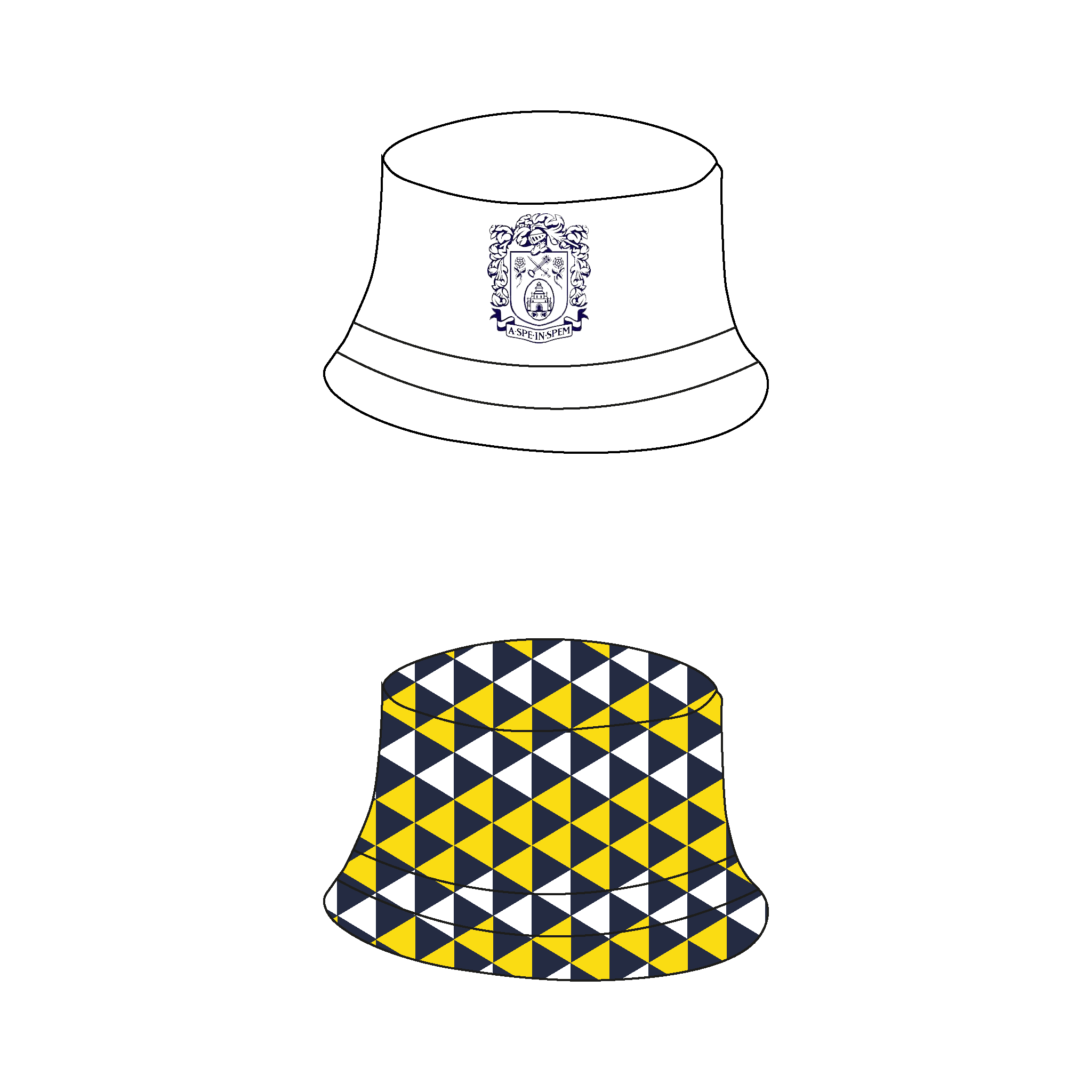 Sir William Perkins's School Boat Club Reversible Bucket Hat