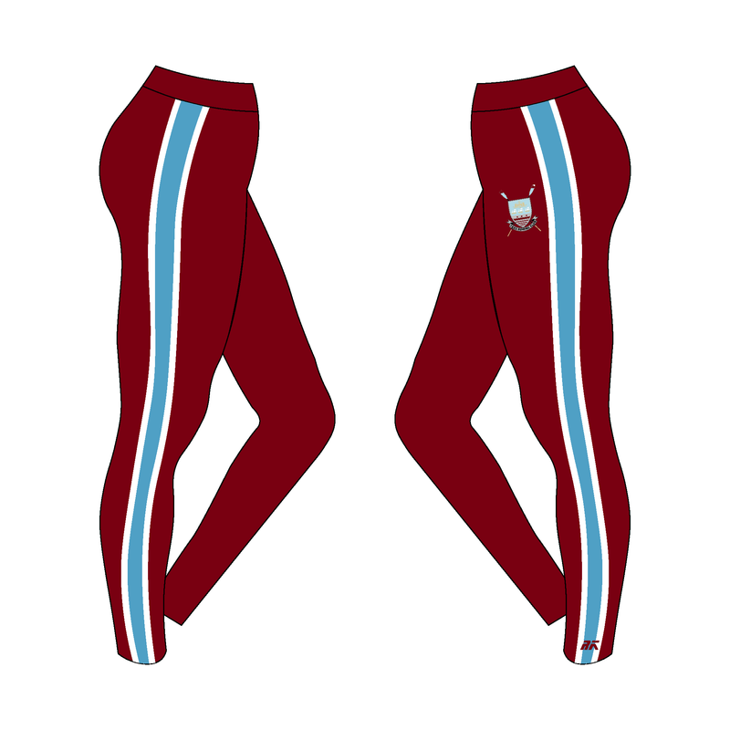 Tees RC Maroon Panel Leggings