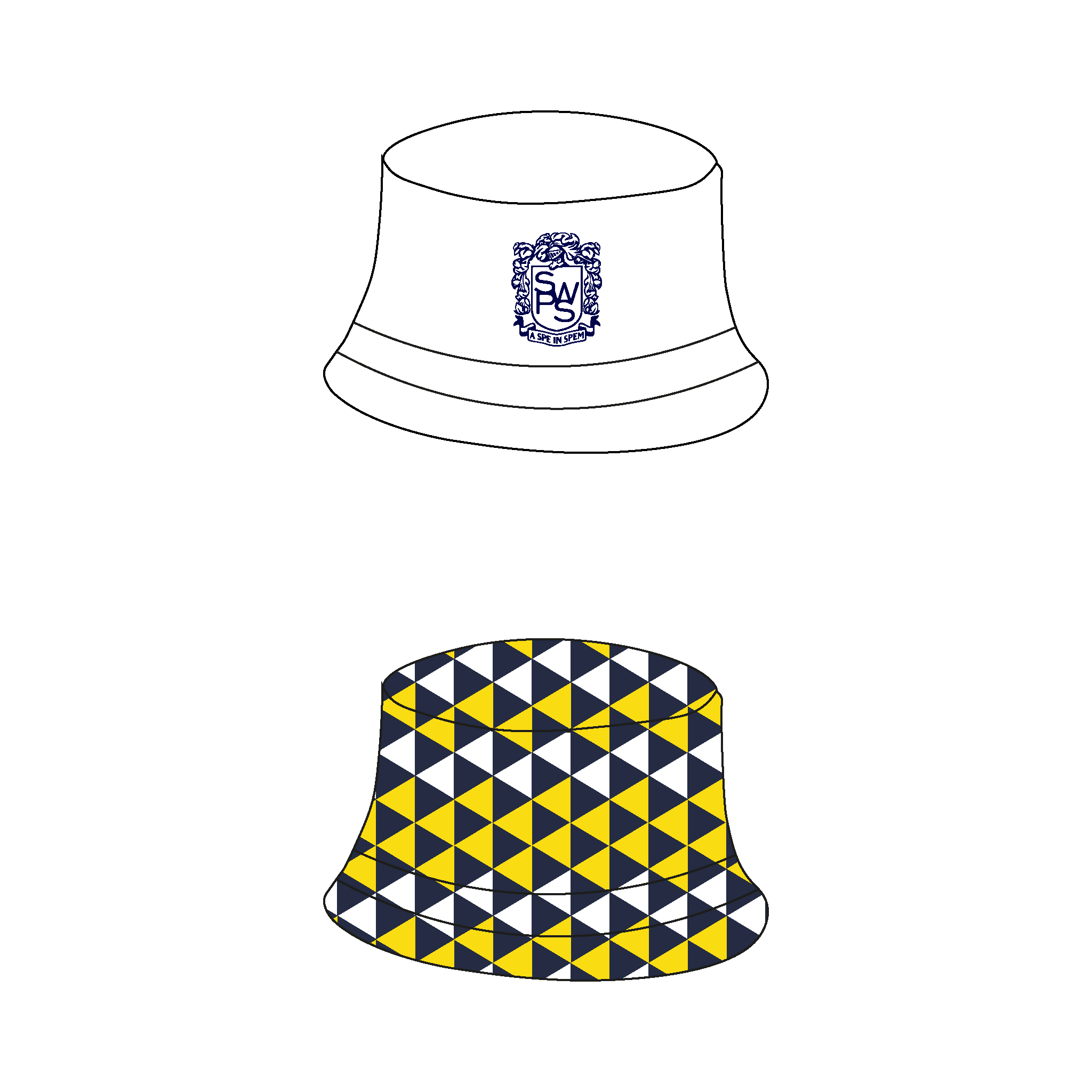 Sir William Perkins's School Boat Club Reversible Bucket Hat OFF-WATER WEAR