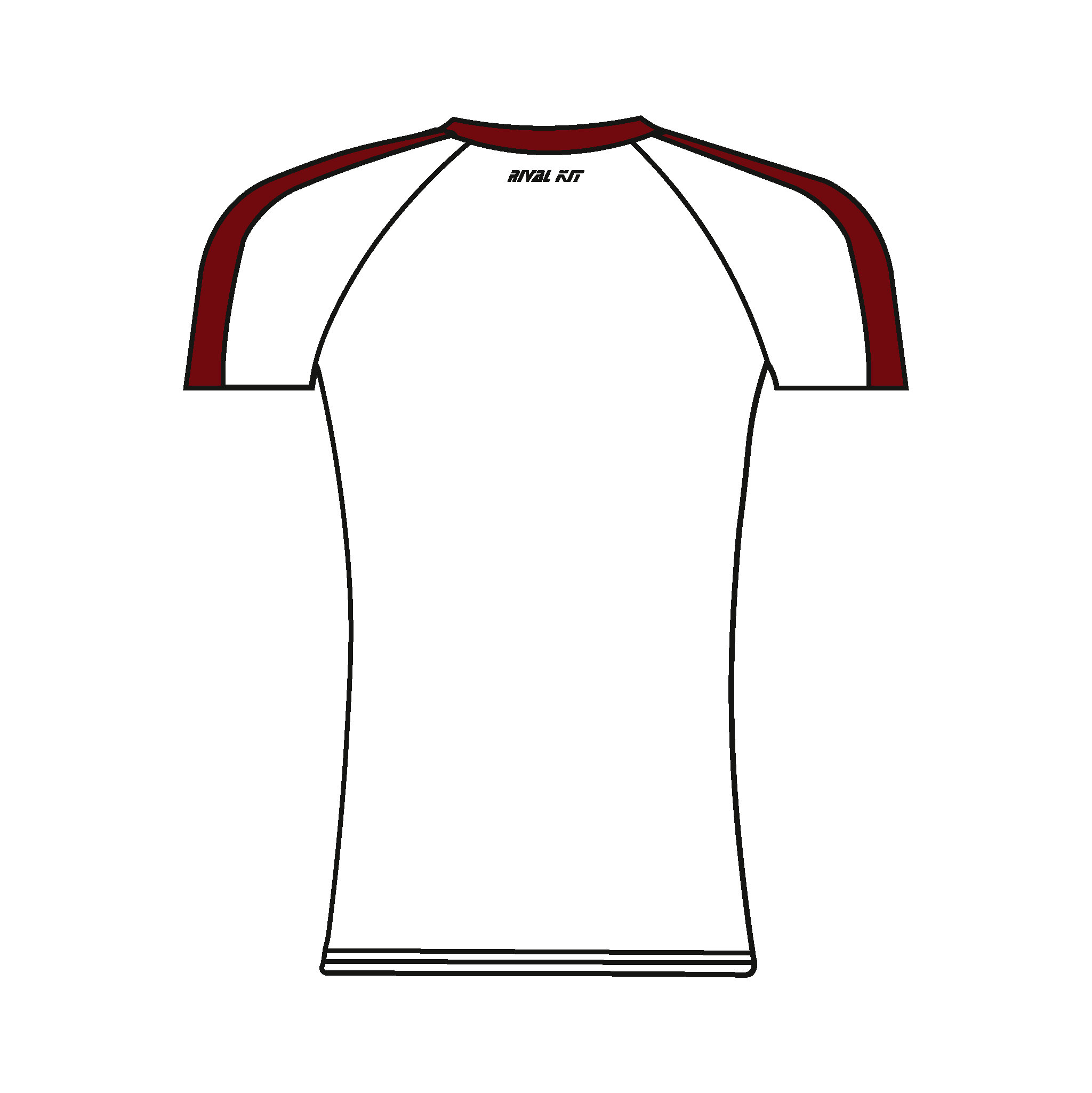 University College BC Durham Striped Short Sleeve Base Layer