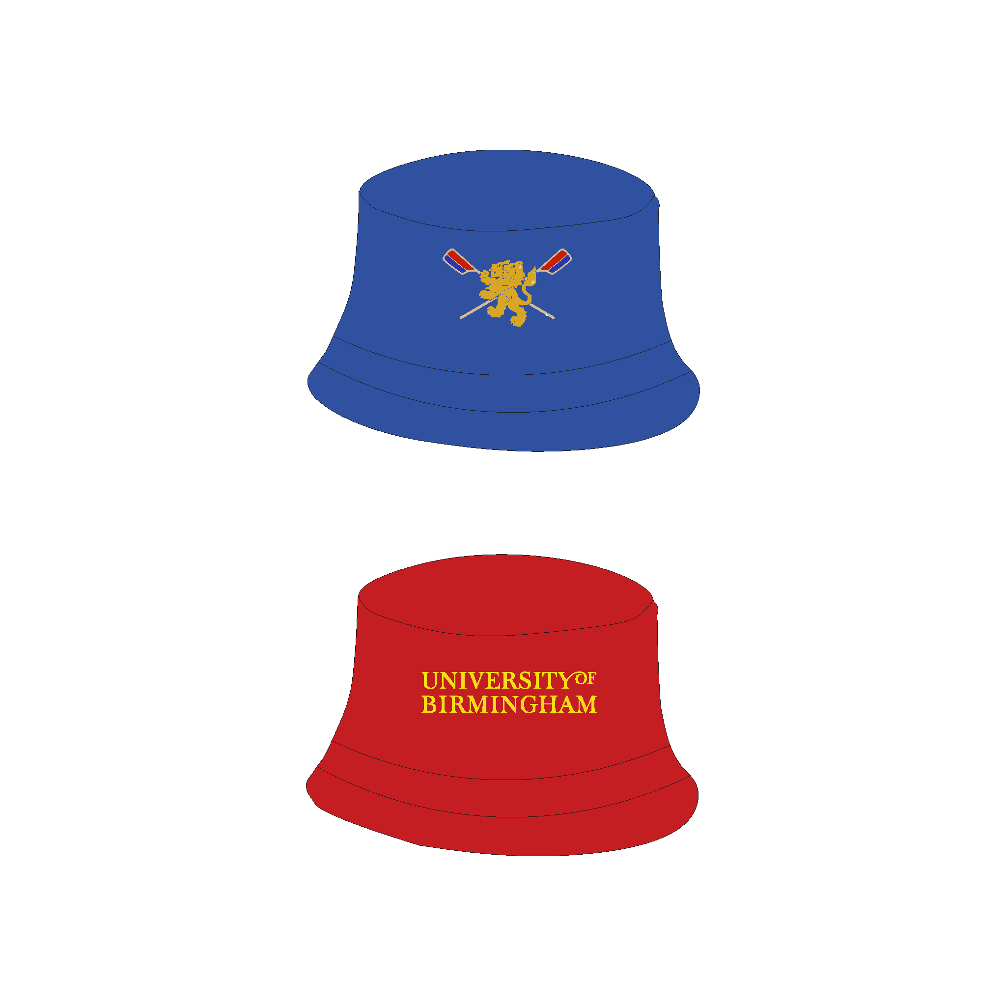 2 Lions  BC Reversible Bucket Hat
