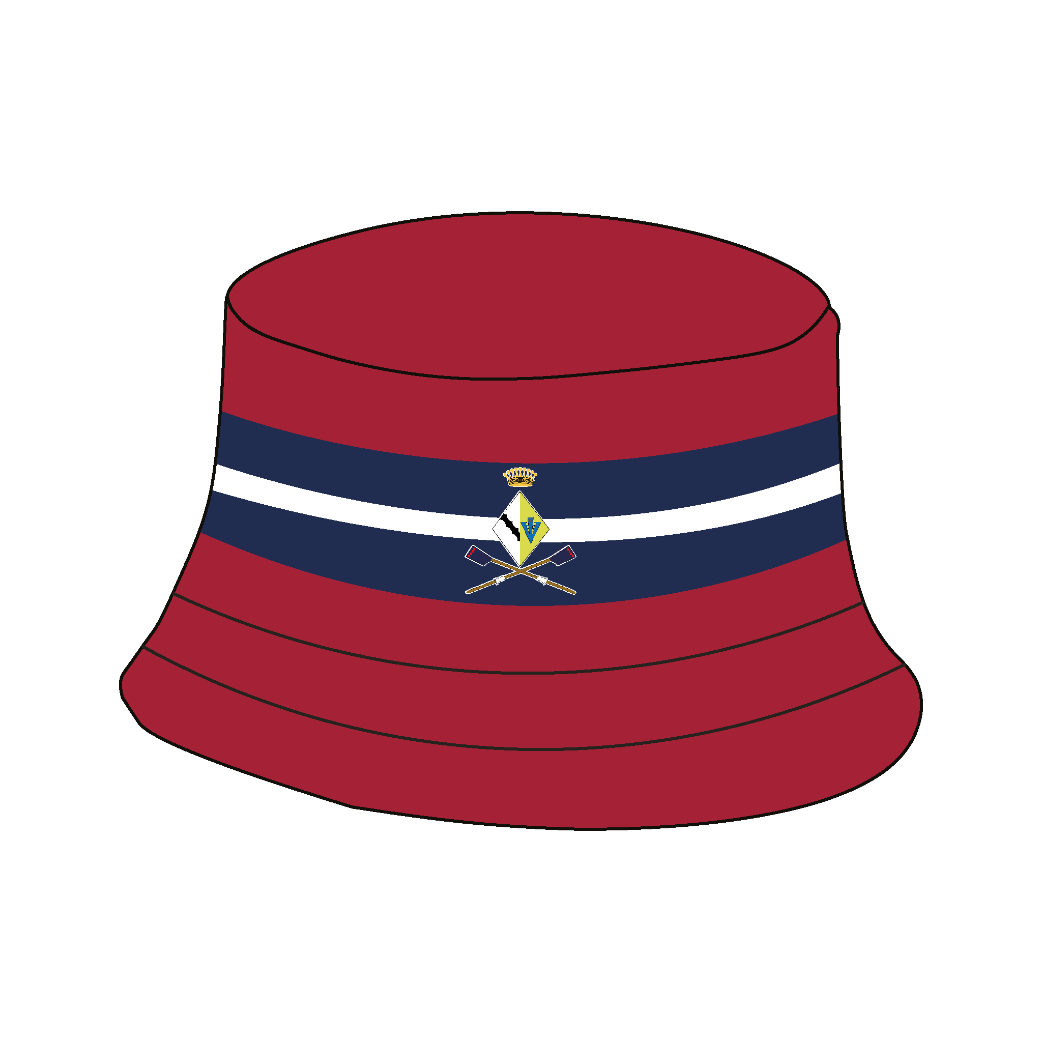 Sidney Sussex College BC Reversible Bucket Hat 2