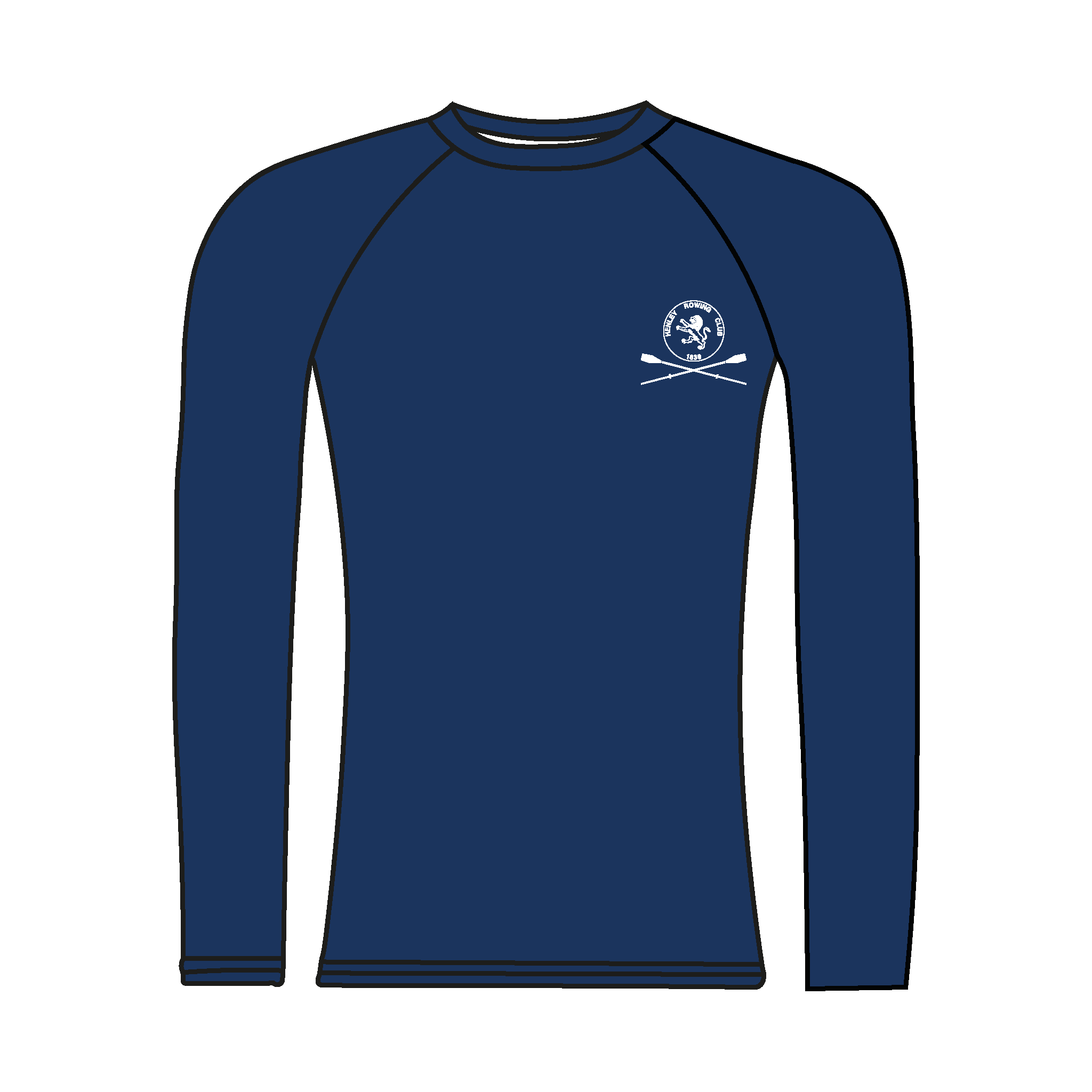 Henley Rowing Club Navy Long Sleeve Base Layer