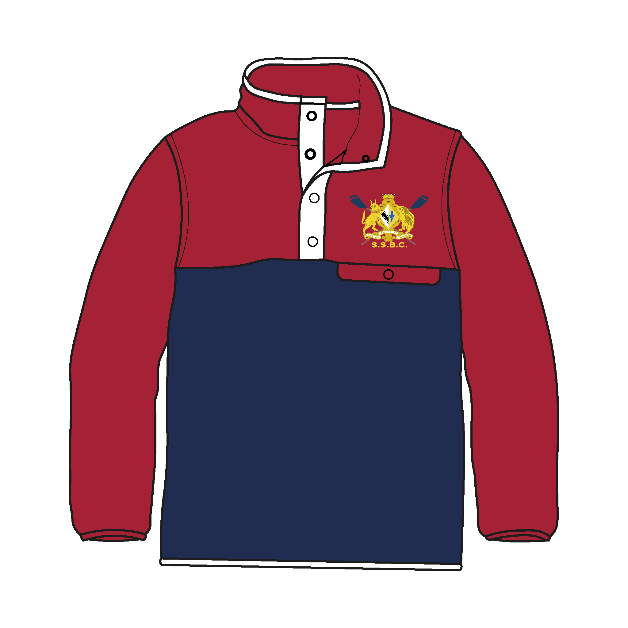 Sidney Sussex College BC Committee Pocket Fleece