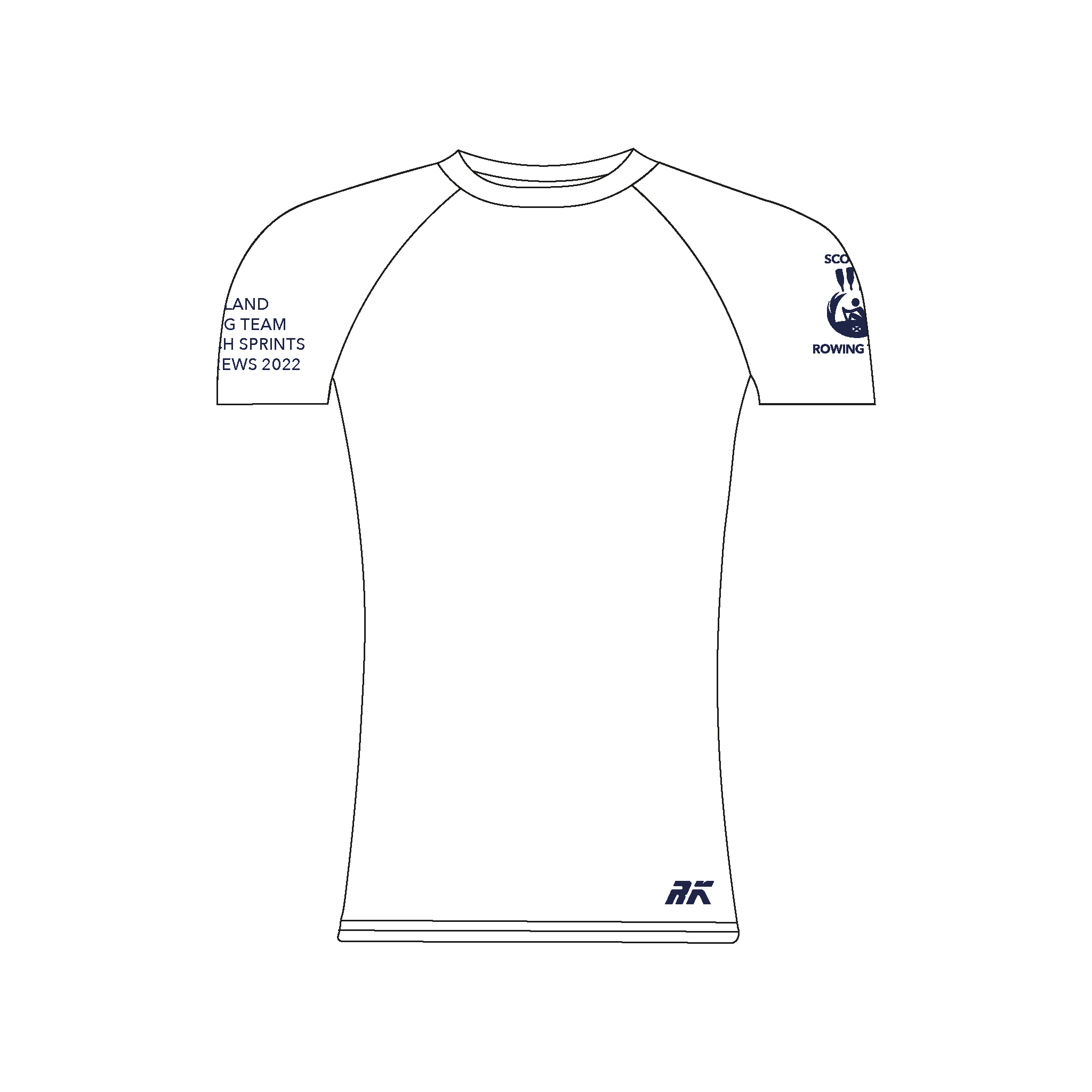 Scotland Team Costal HIR 2022 Short Sleeve Base-Layer
