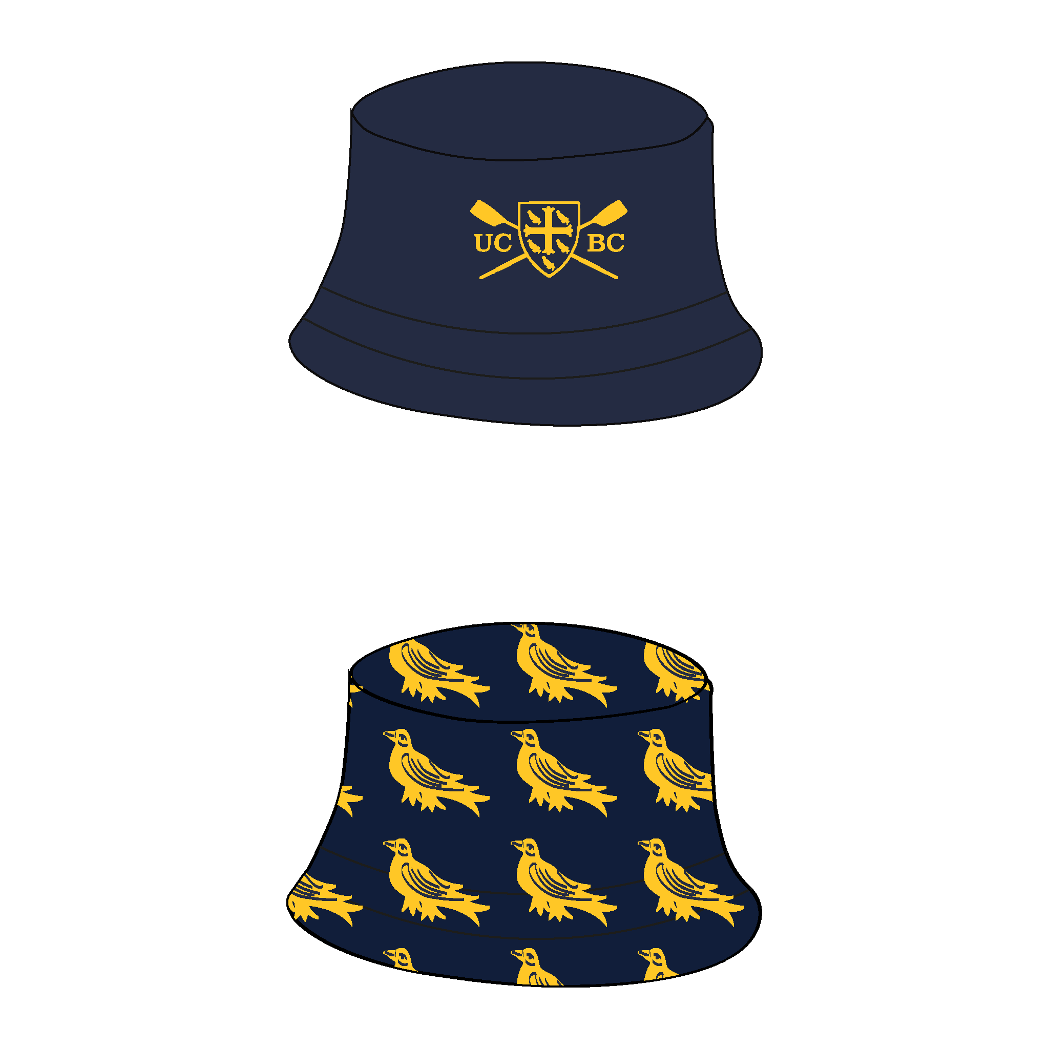 University College (Oxford) BC Reversible Bucket Hat
