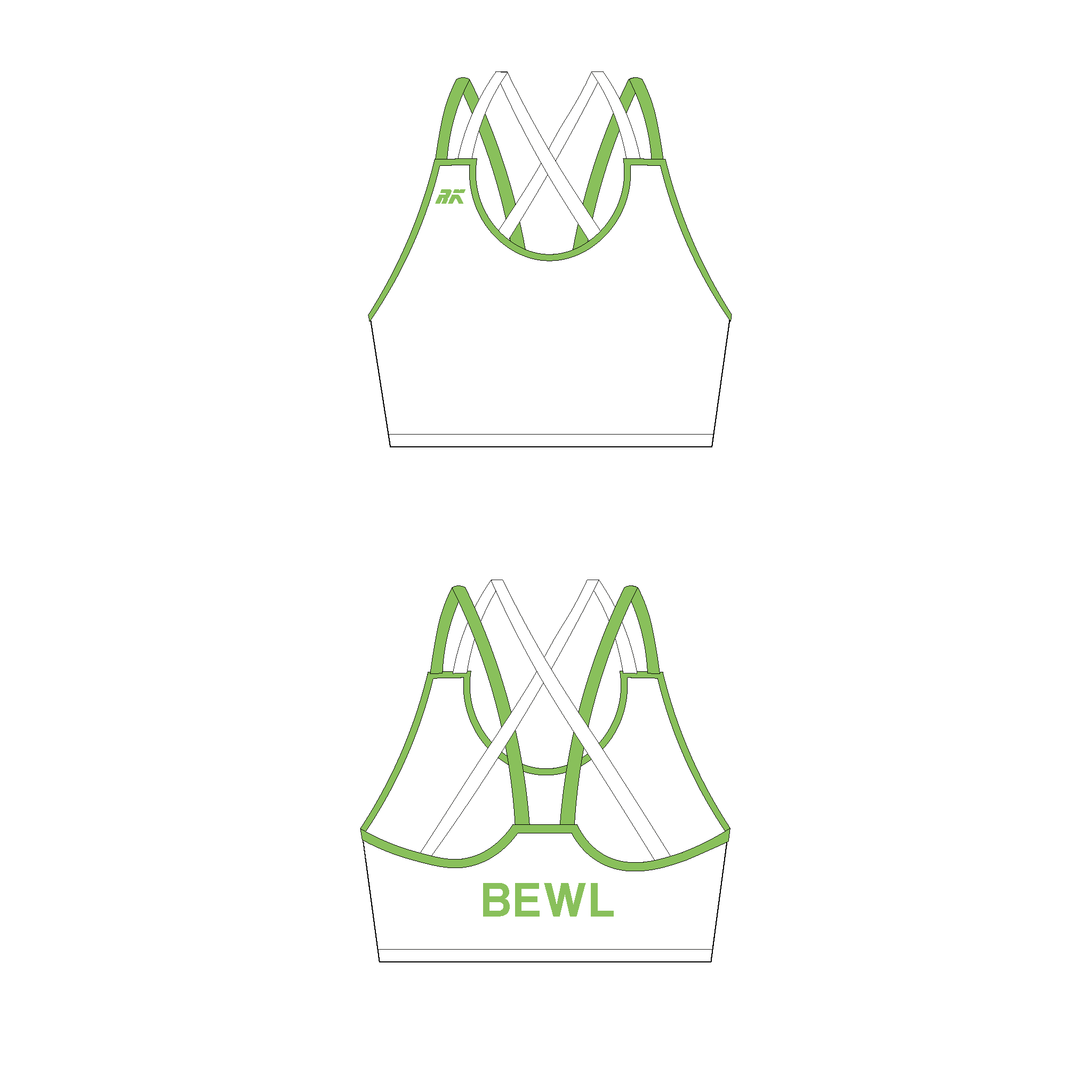 Bewl Bridge RC Training Strappy Sports Bra 1