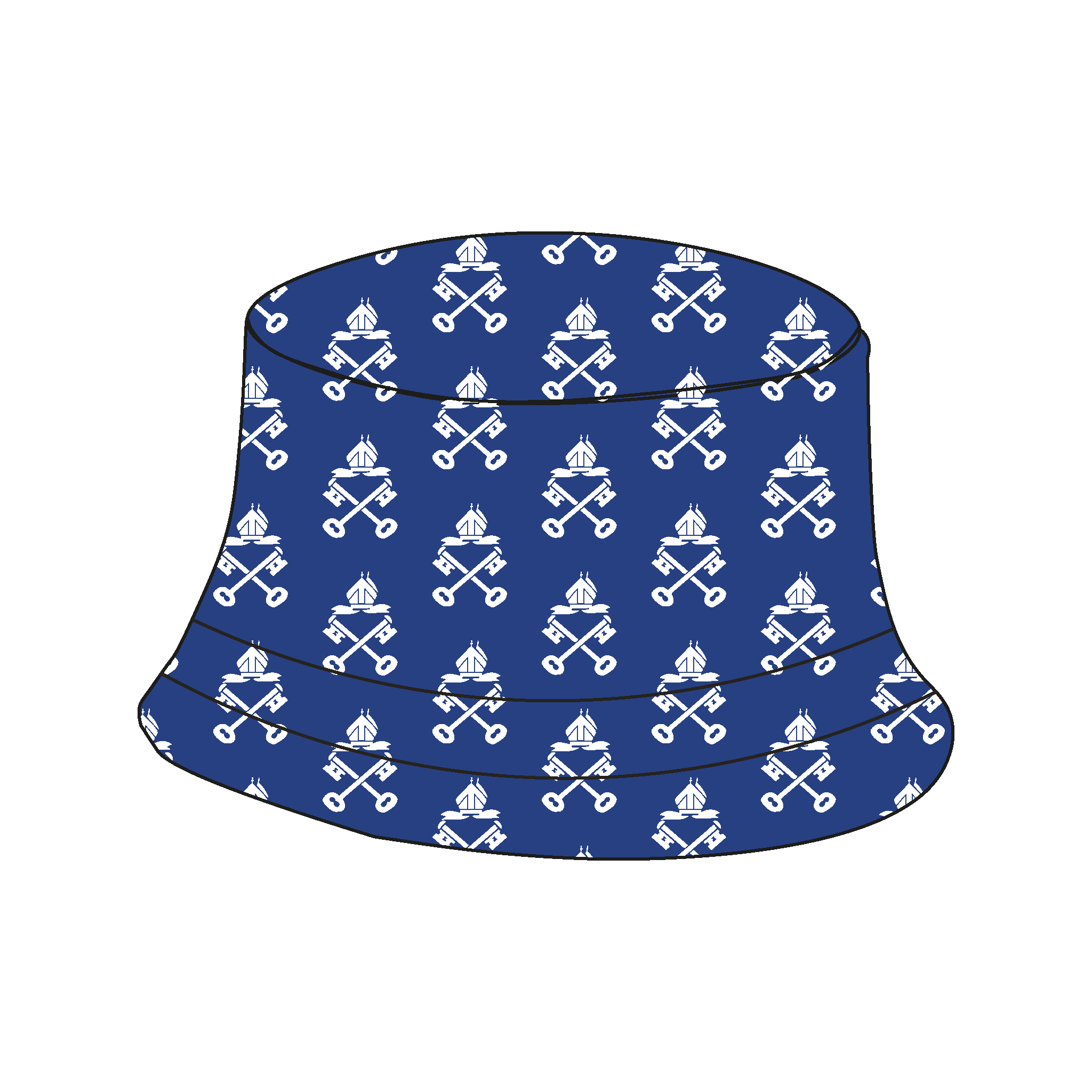 Peterhouse Boat Club Reversible Bucket Hat