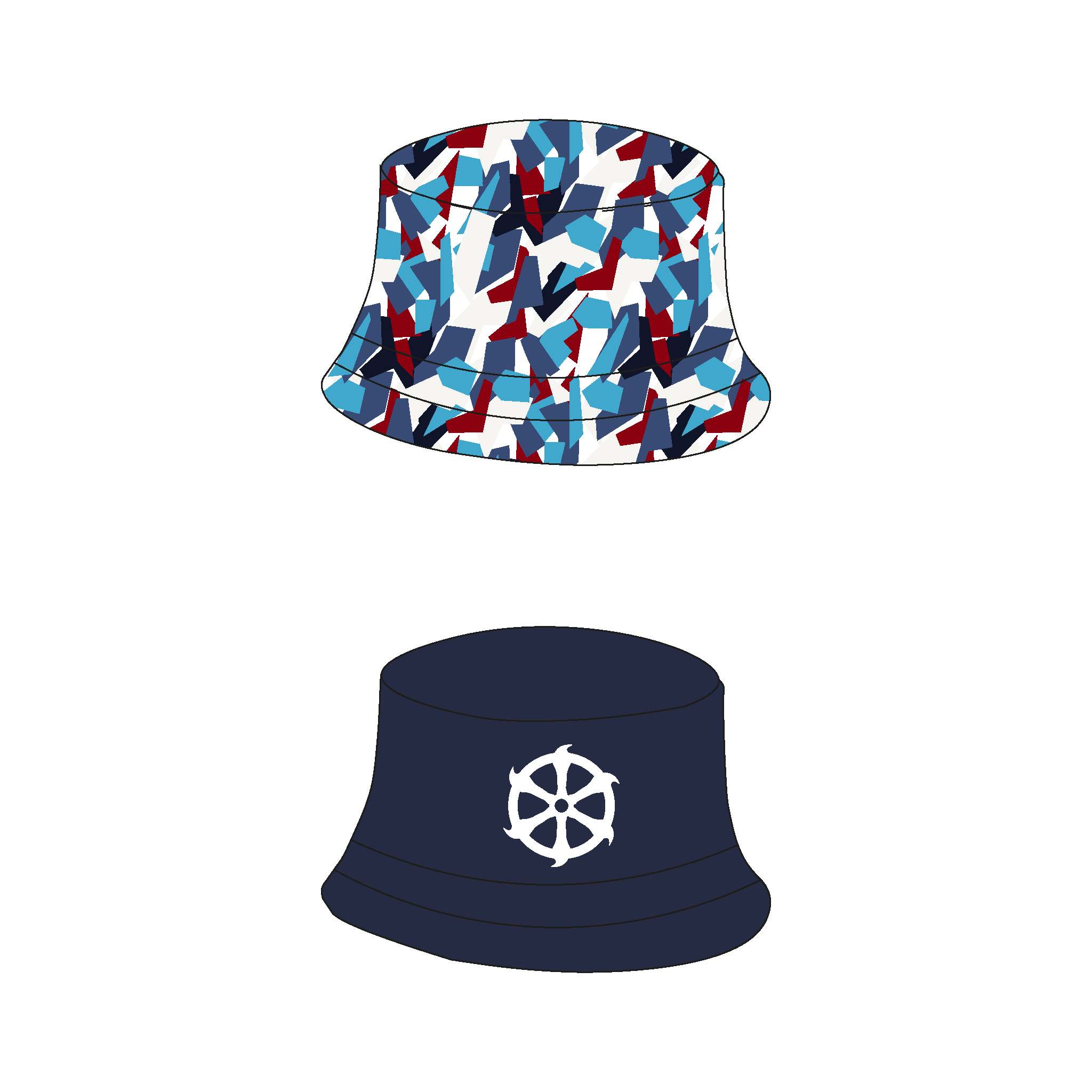 St Catherine's College BC Reversible Bucket Hat - 1
