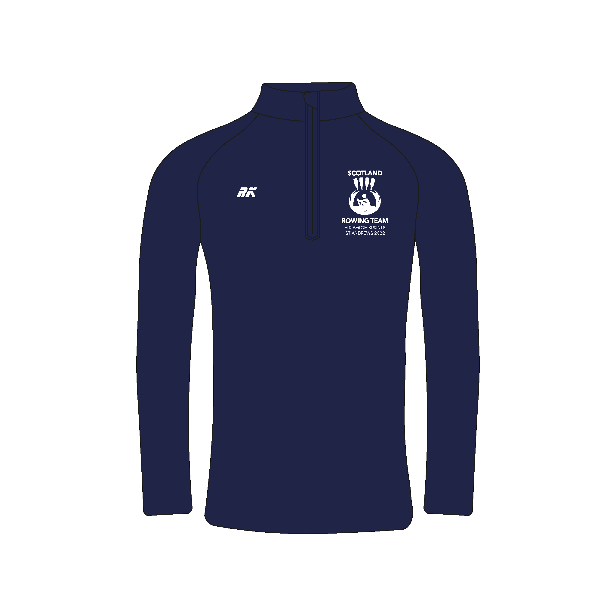 Scotland Team Costal HIR 2022 Bespoke Q-Zip
