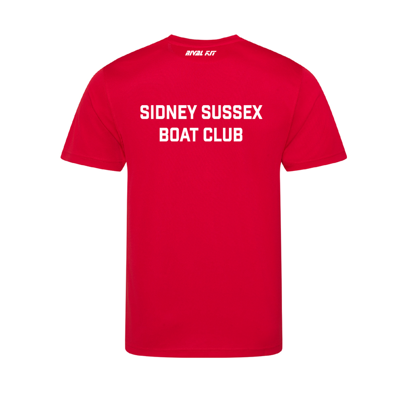 Sidney Sussex College BC Red Gym T-shirt