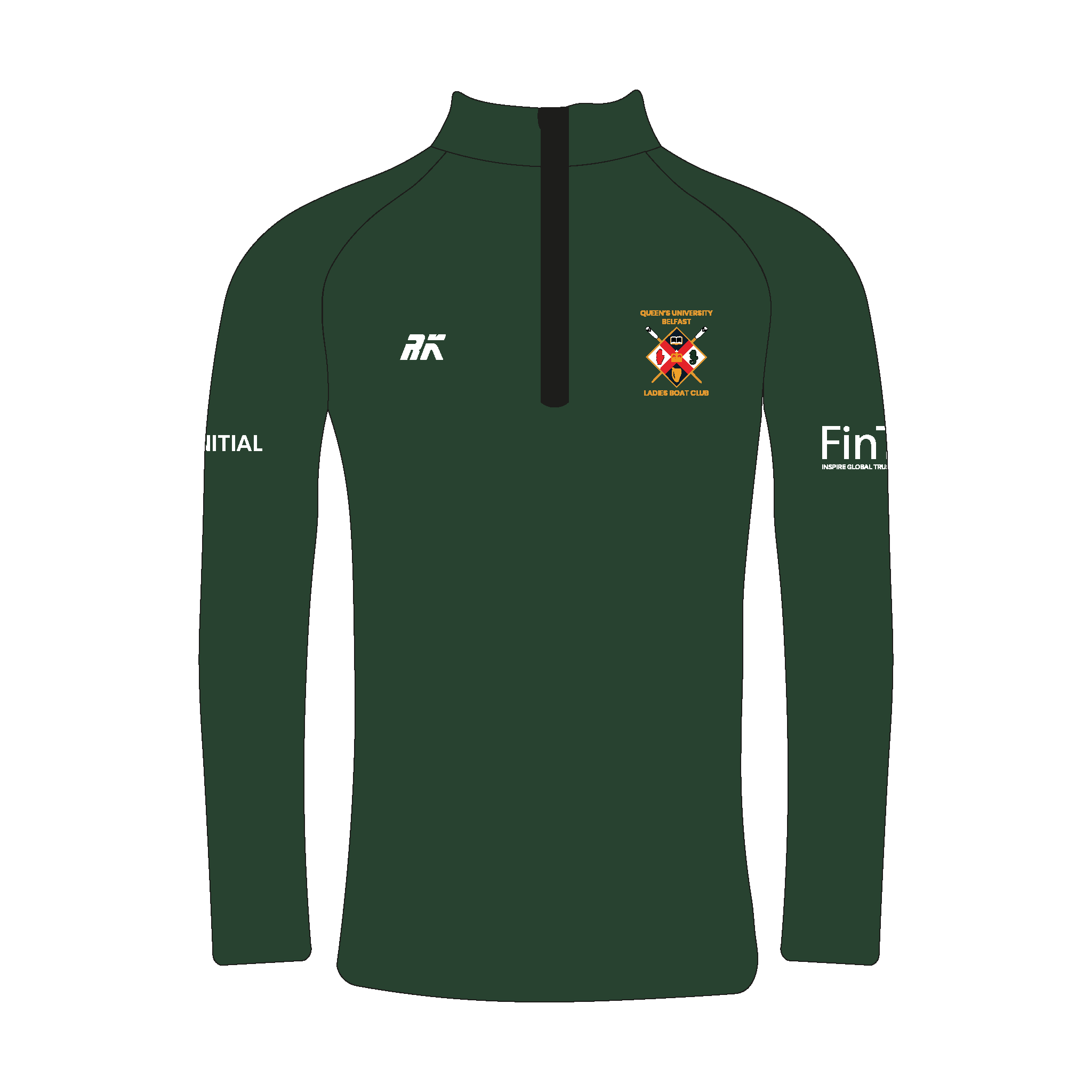 Queen's University Belfast Ladies Boat Club Bespoke Q-Zip