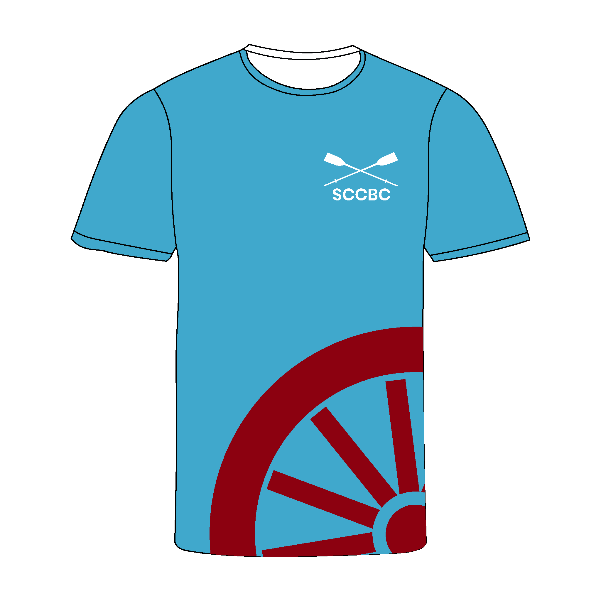 St Catherine's College BC Bespoke Gym T-Shirt - 2