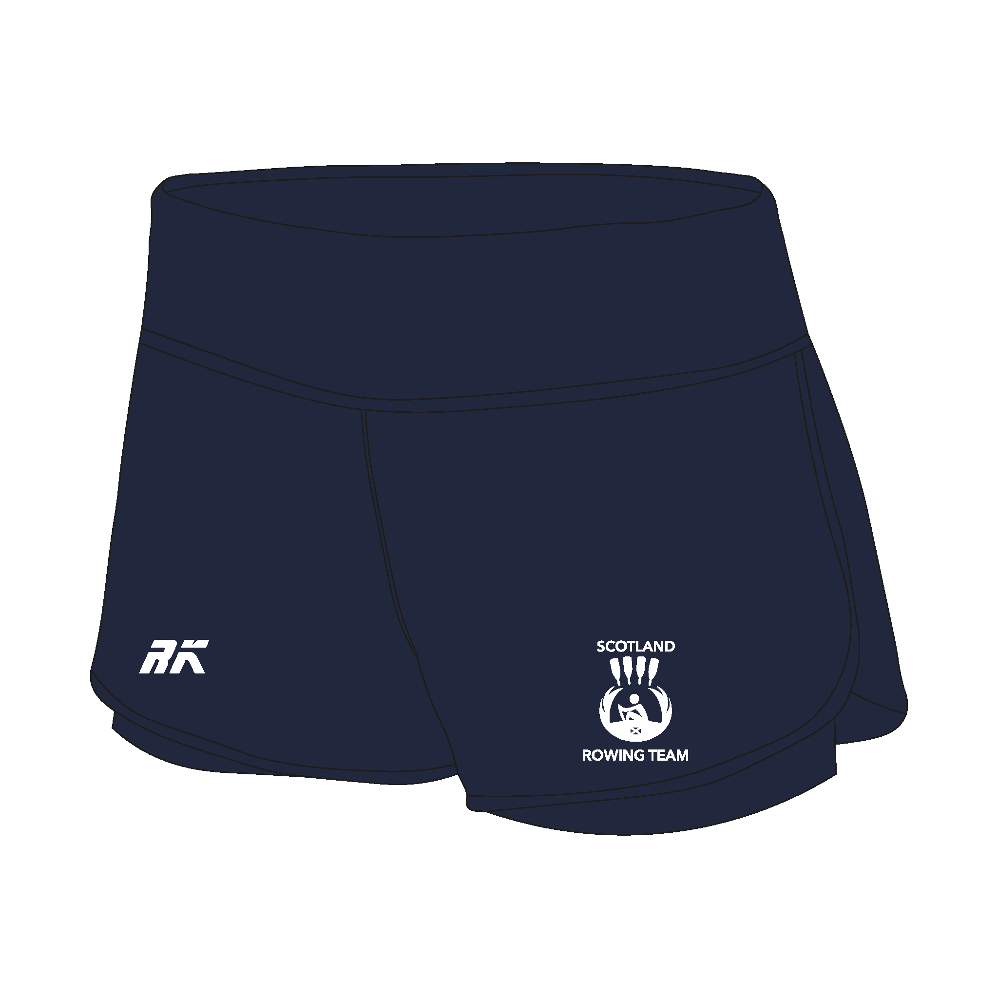 Scotland Rowing team Coaches Female Gym Shorts