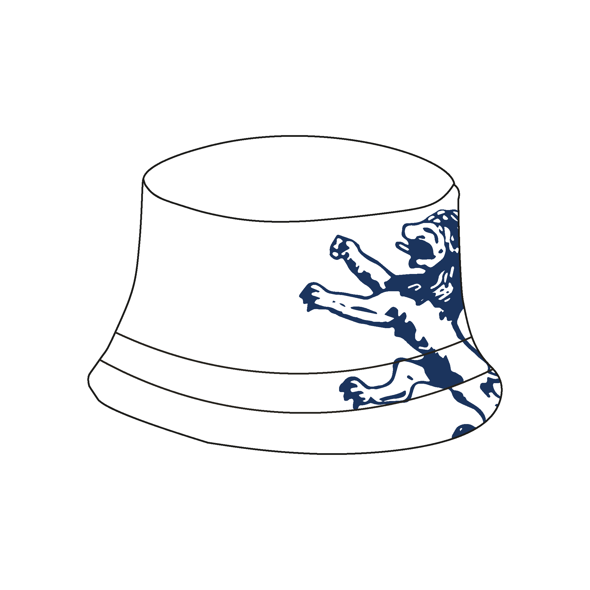 Henley Rowing Club Reversible Bucket Hat