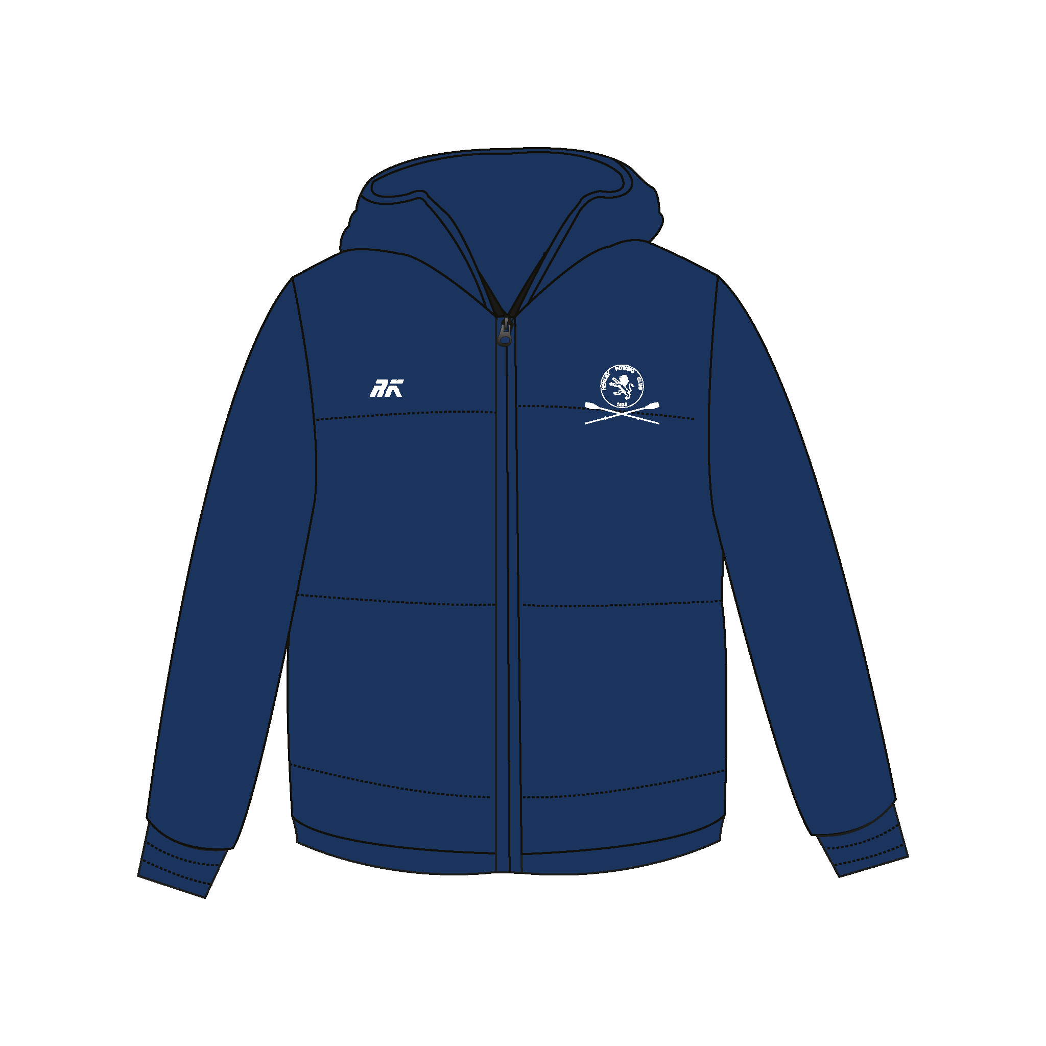 Henley Rowing Club Puffa Jacket