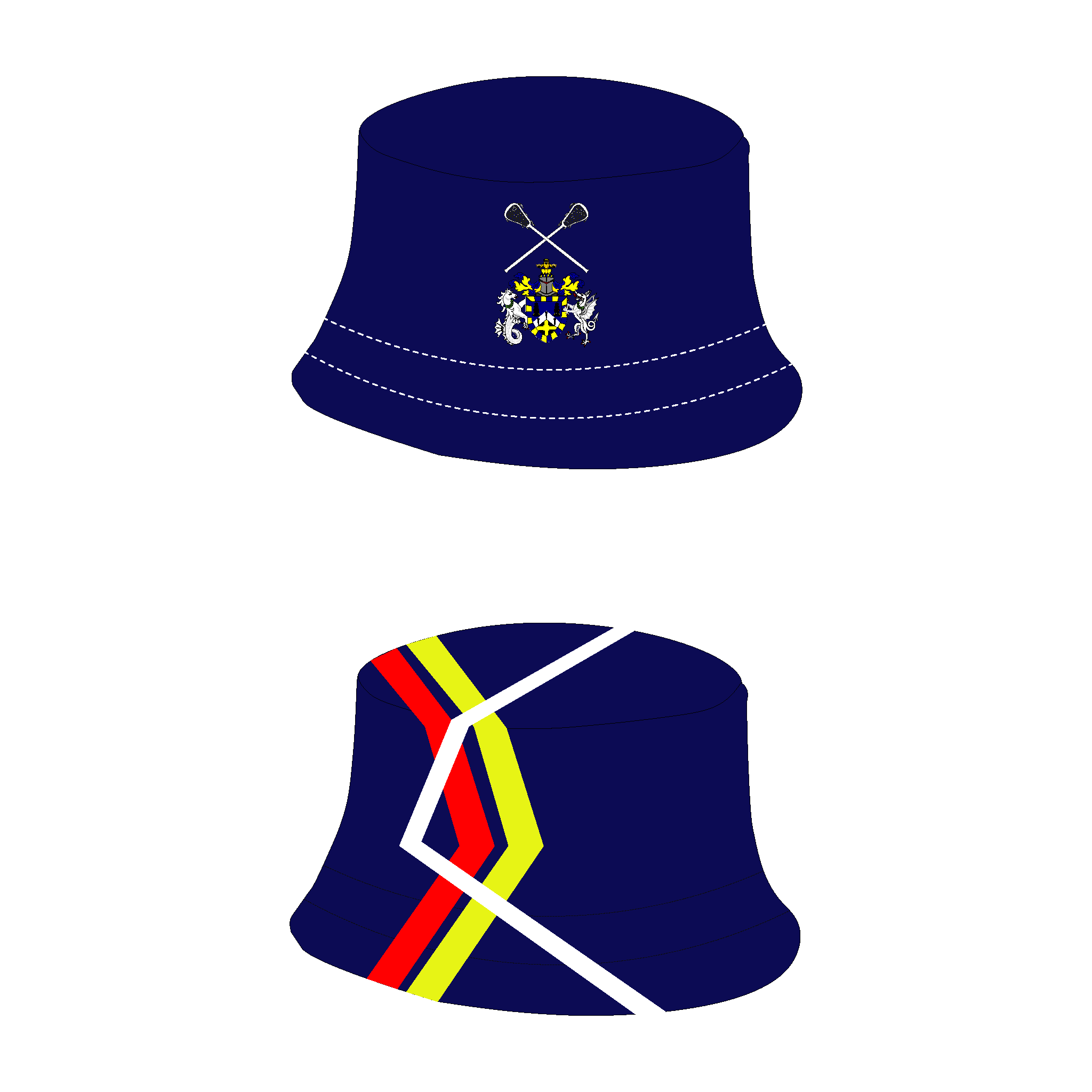 QMUL Lacrosse Club Reversible Bucket Hat