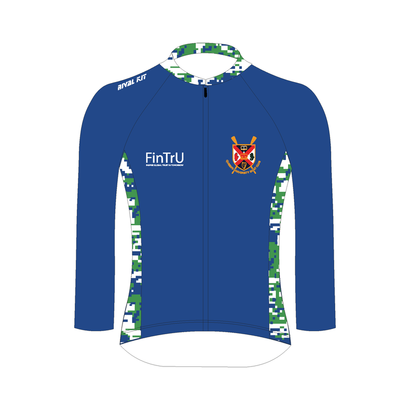 Queen's University Belfast Men's Boat Club Long Sleeve Cycling Jersey