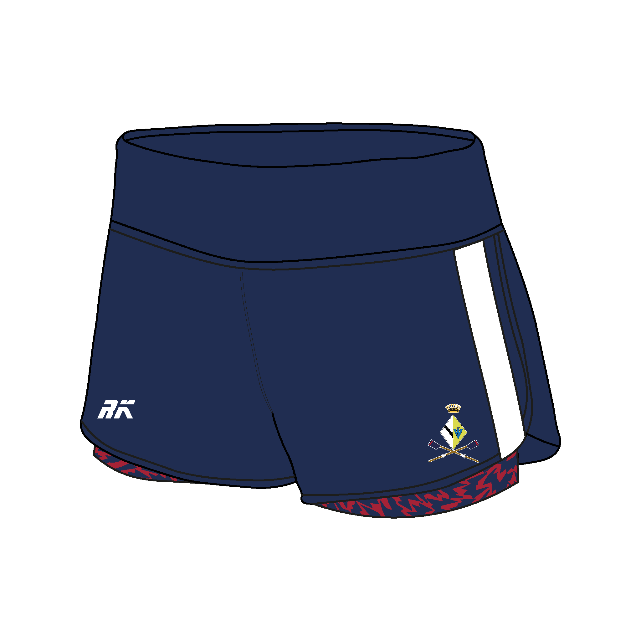 Sidney Sussex College BC Female Gym Shorts 2