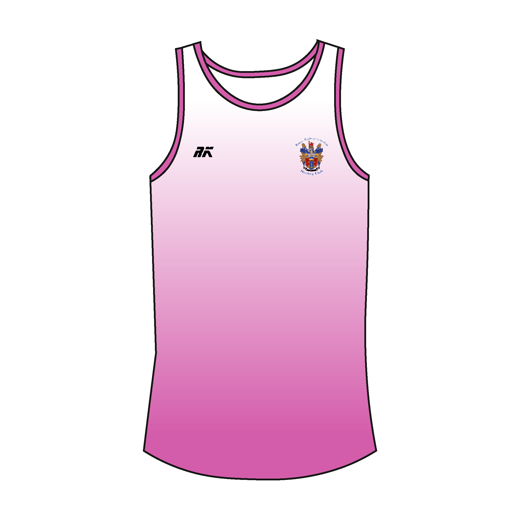 Kings College London Hockey Club Gym Vest 3