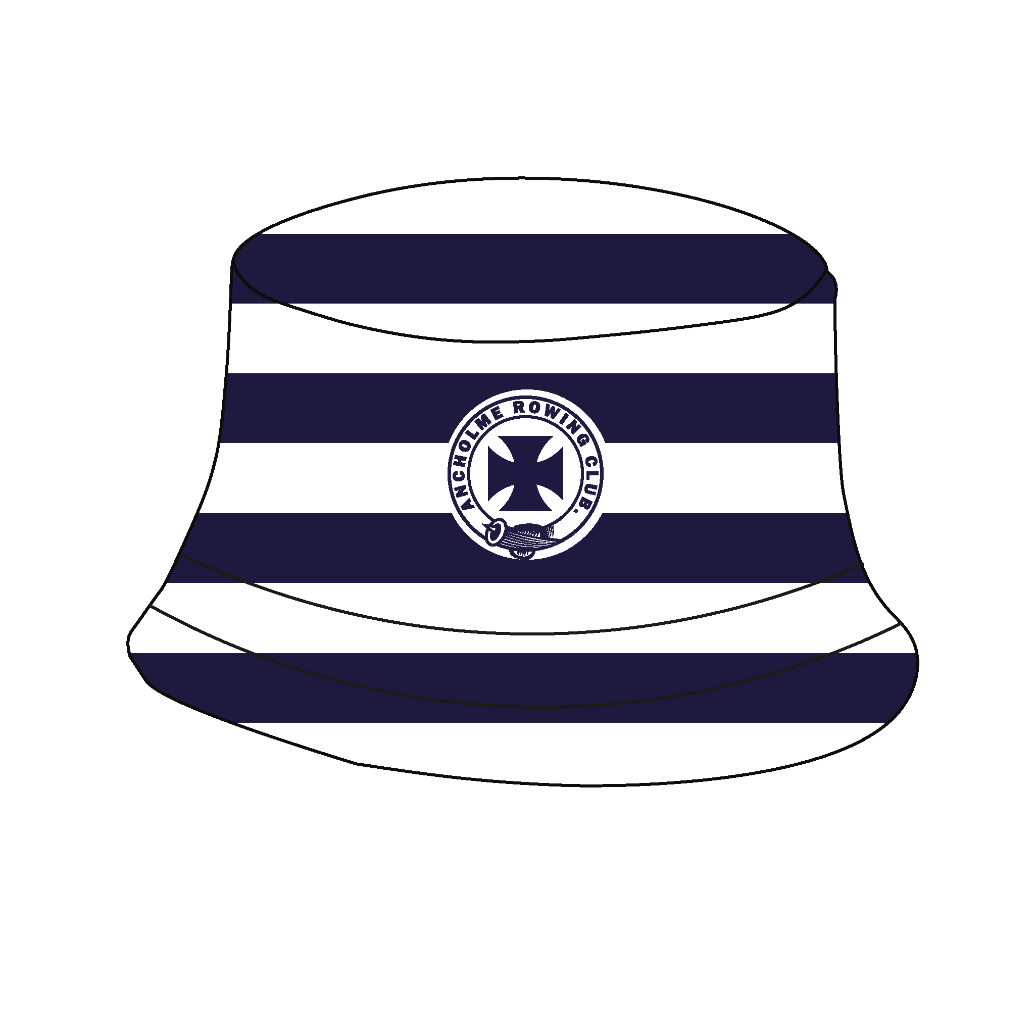 Ancholme Rowing Club Reversible Bucket Hat