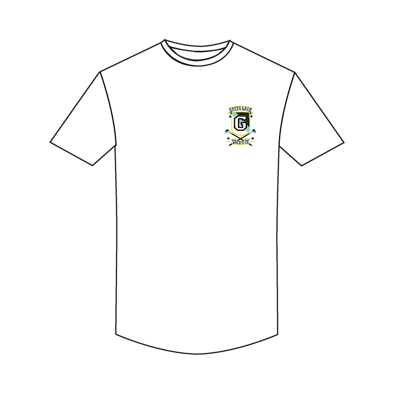 Green Lake Crew Casual White T-Shirt