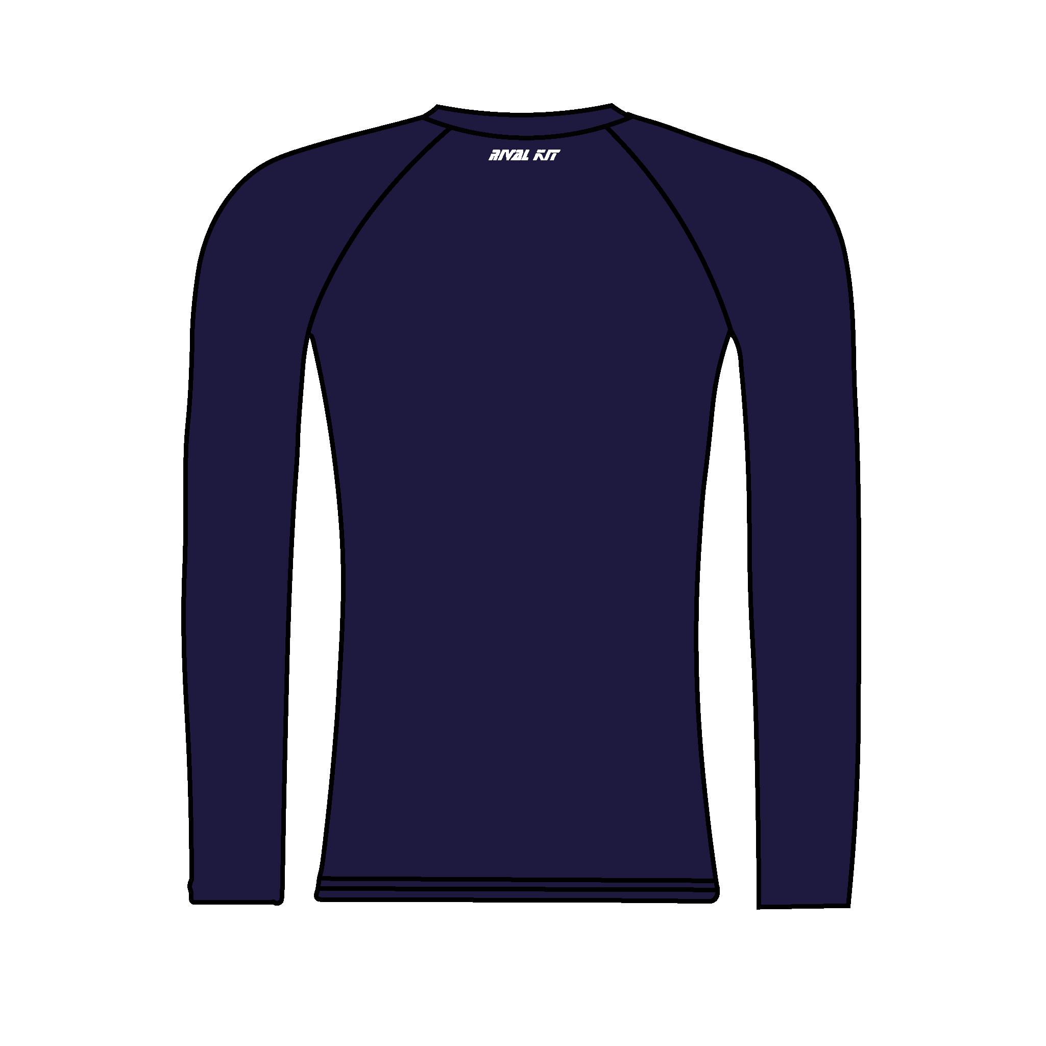 Ancholme Rowing Club Plain Navy Long Sleeve Base-Layer