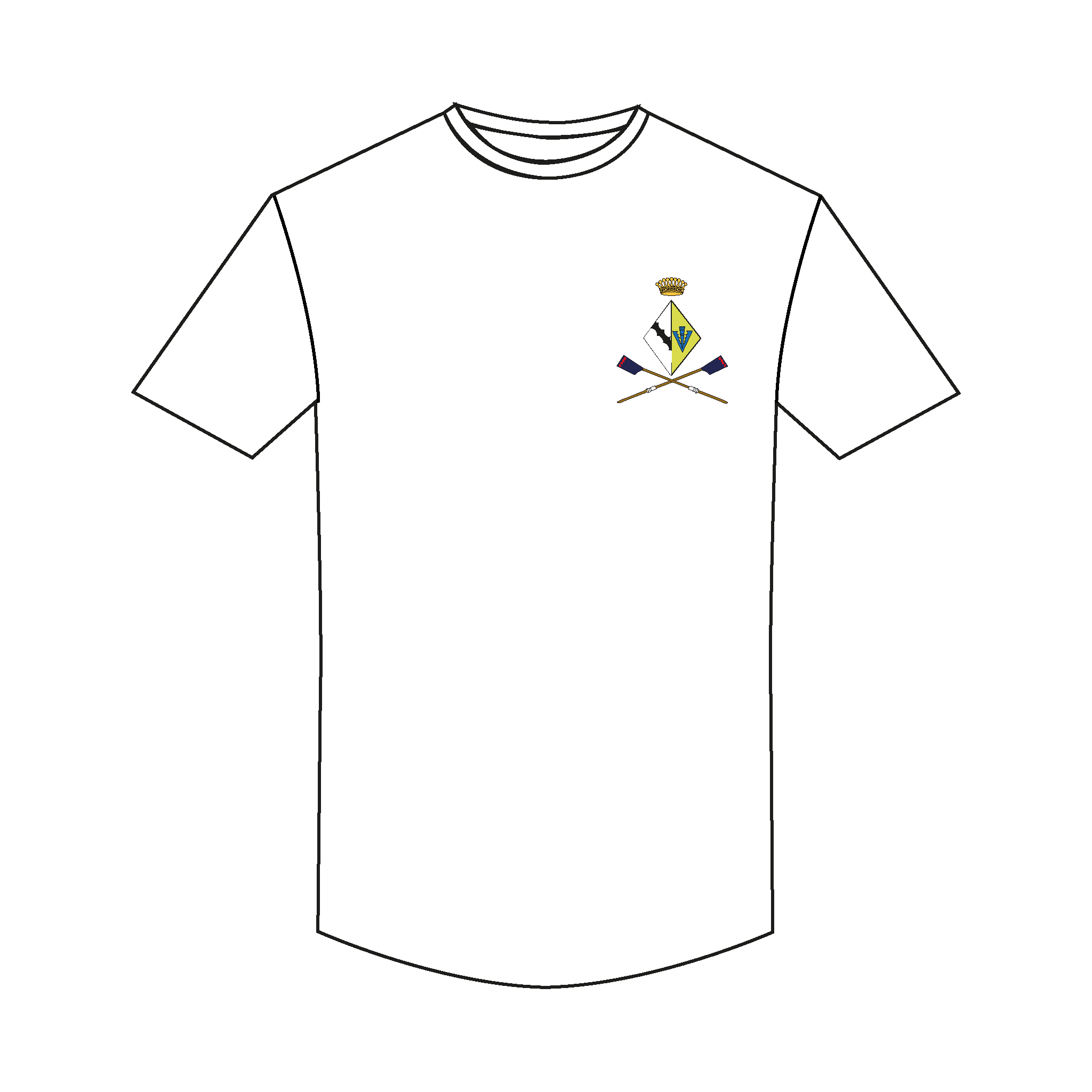 Sidney Sussex College BC Casual White T-Shirt