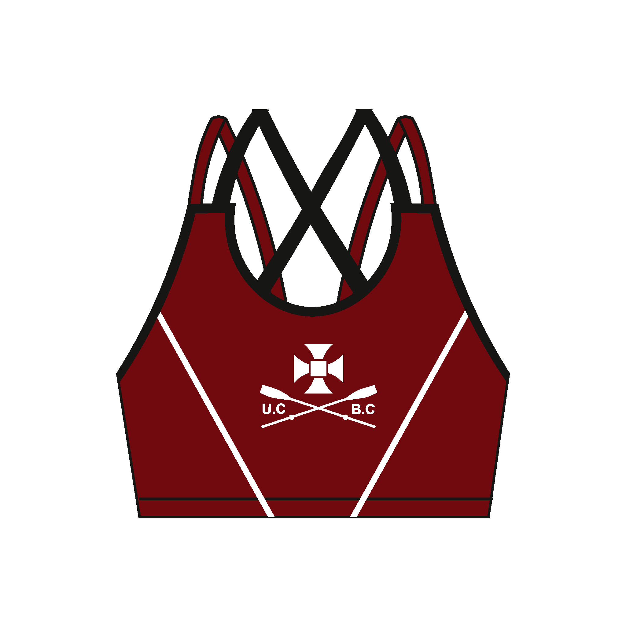 University College Boat Club Durham Strappy Sports Bra
