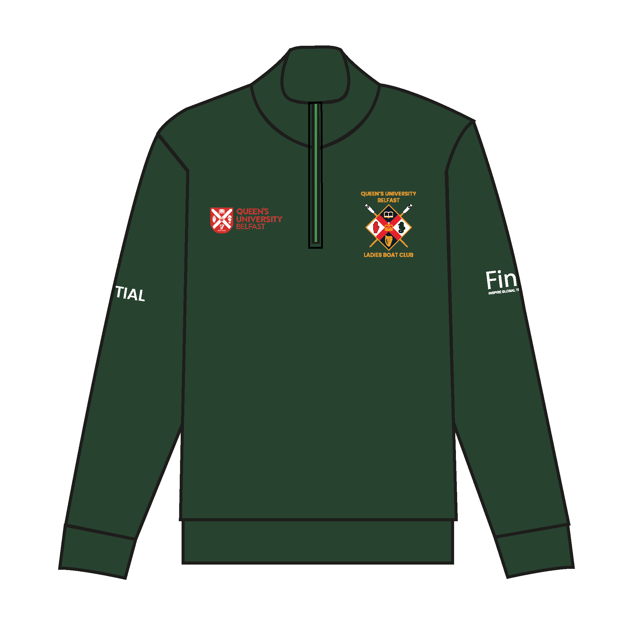 Queen's University Belfast Ladies Boat Club Q-Zip