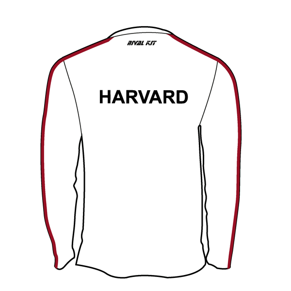 Harvard Men's Lightweight Crew Long Sleeve Gym T-Shirt 2
