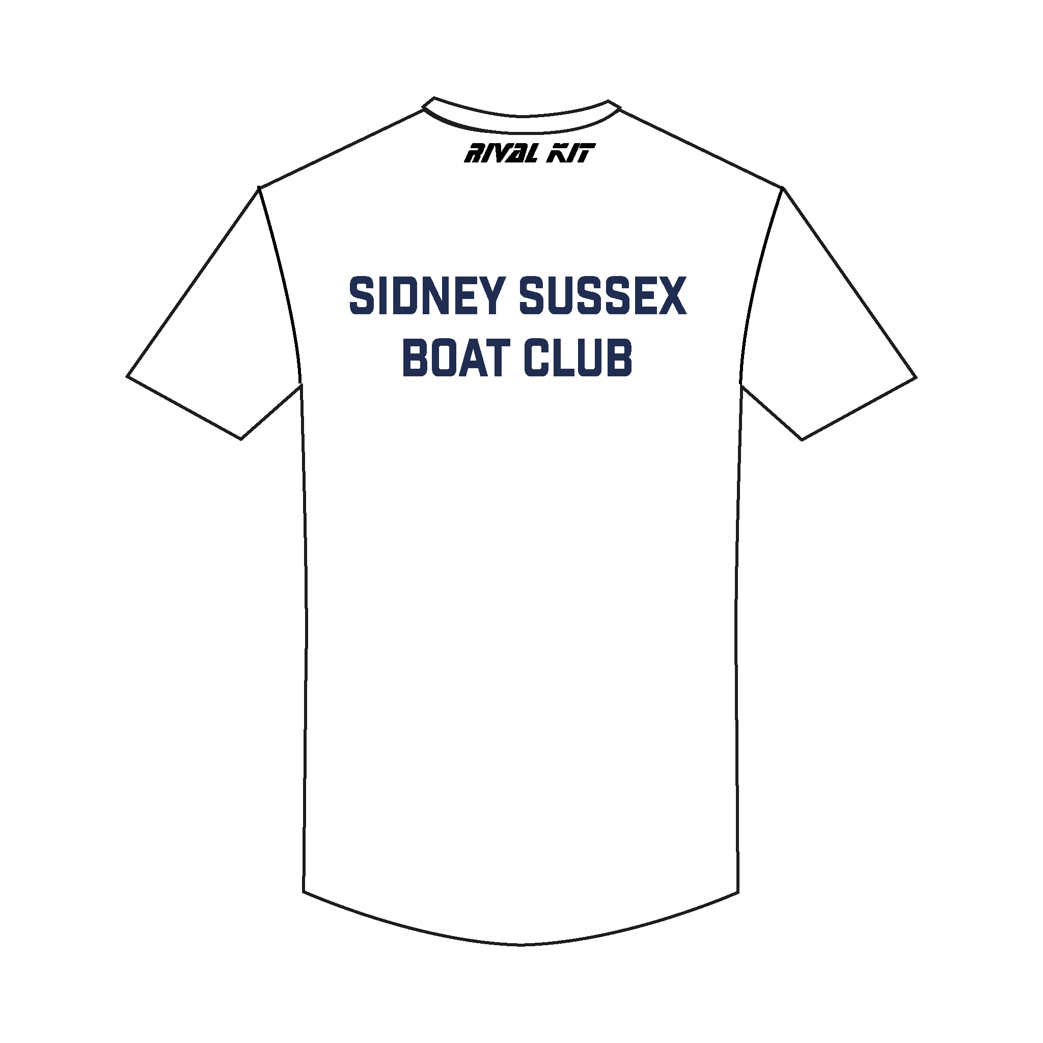 Sidney Sussex College BC Casual White T-Shirt