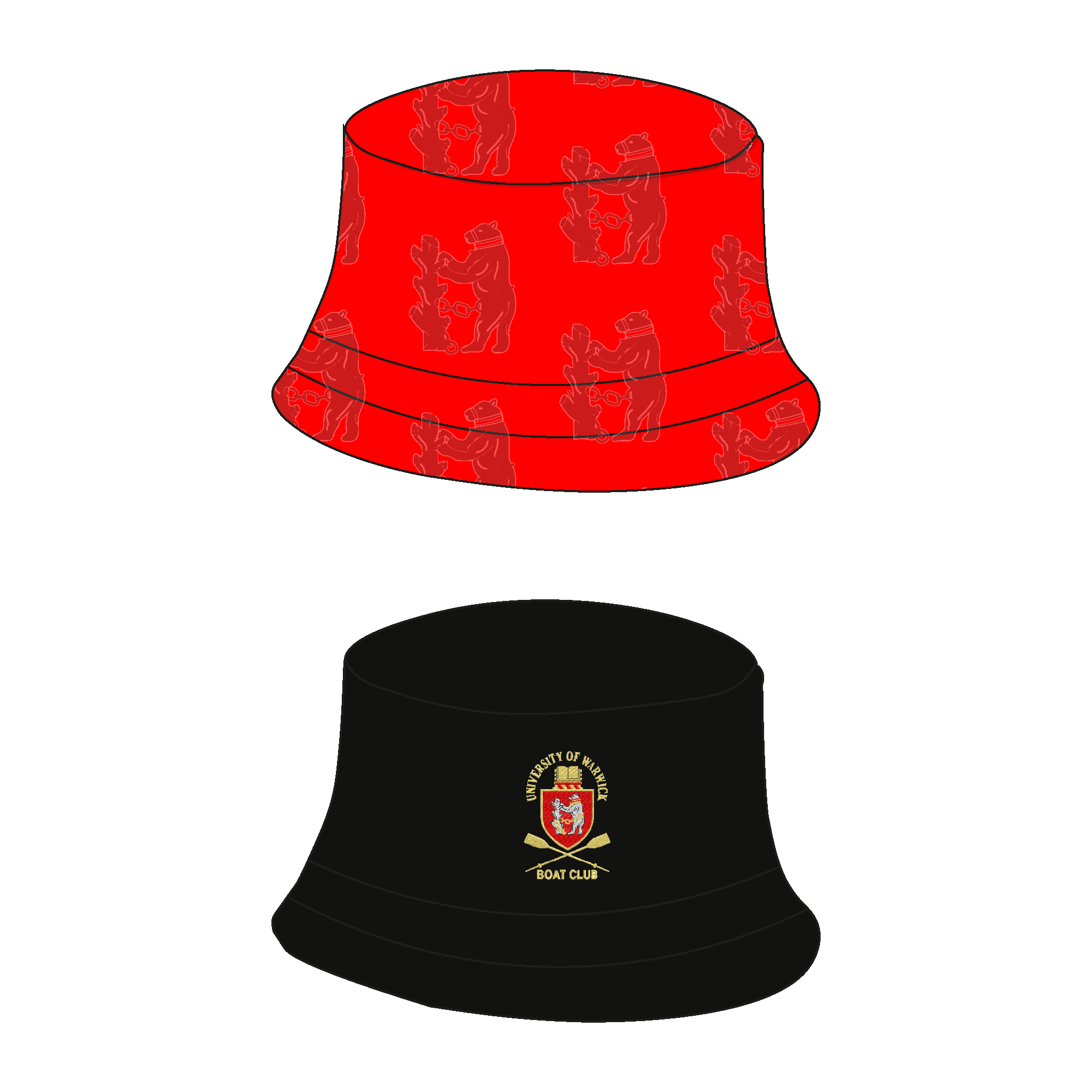 Warwick University BC Reversible Bucket Hat