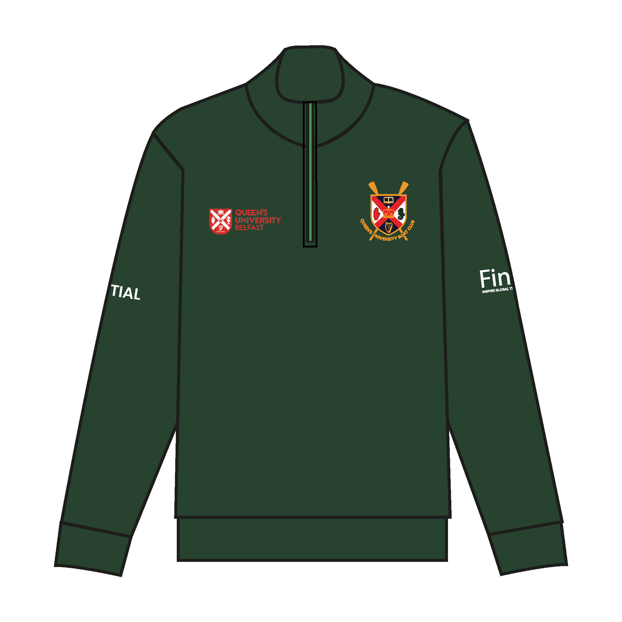 Queen's University Belfast Men's Boat Club Q-Zip